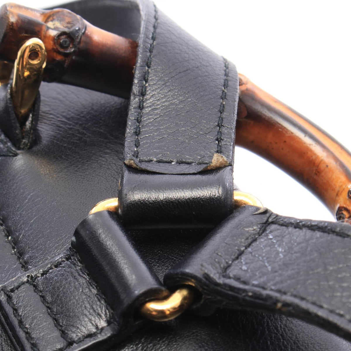 Gucci Black Leather Backpack (Pre-Owned)