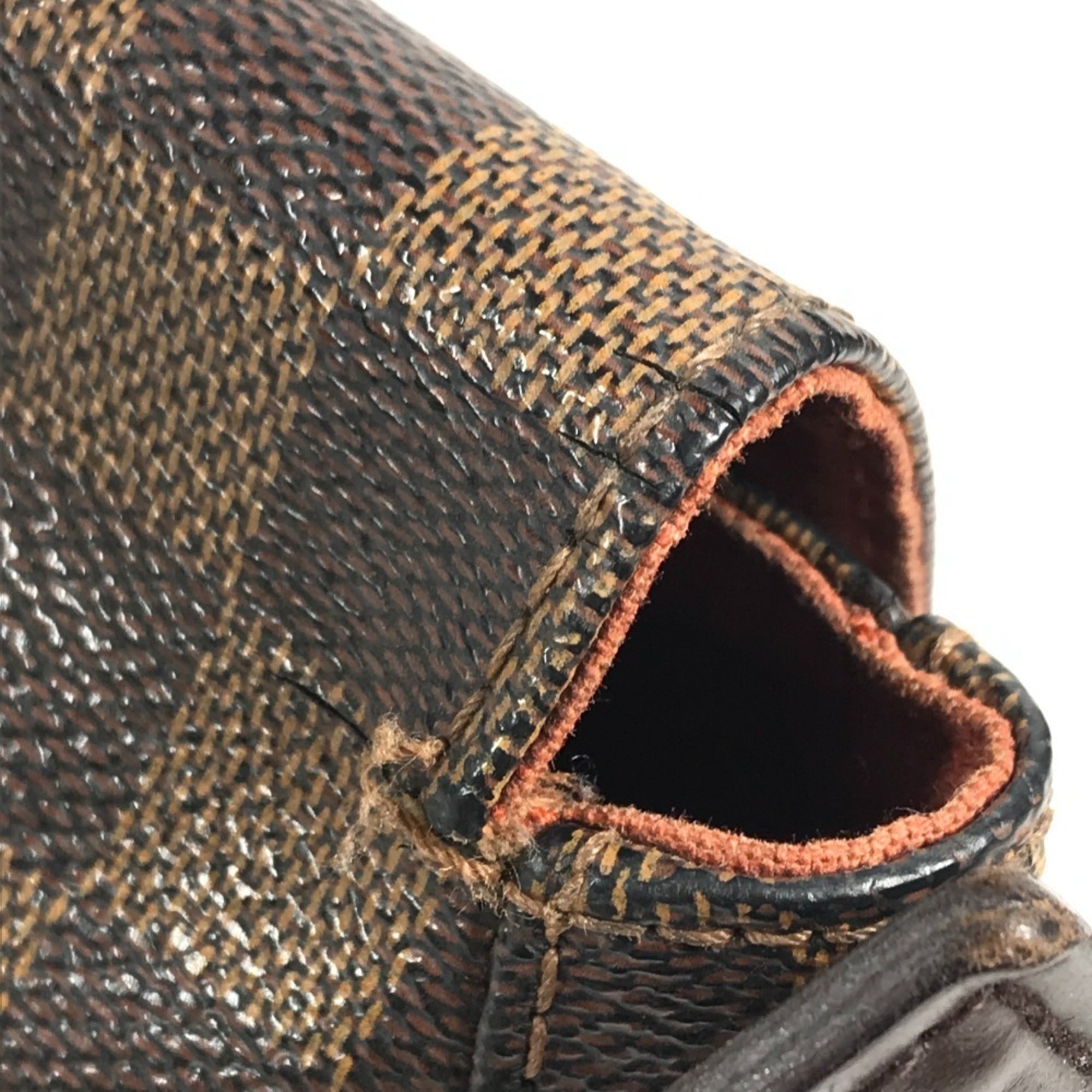 Louis Vuitton Brown Ebene Damier Canvas Handbag Shoulder Bag Tote Bag (Pre-Owned)