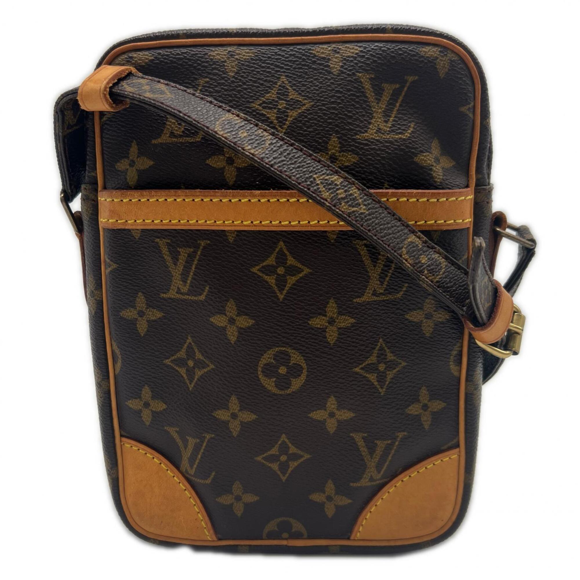 Louis Vuitton Monogram Beige Brown Shoulder Bag (Pre-Owned)