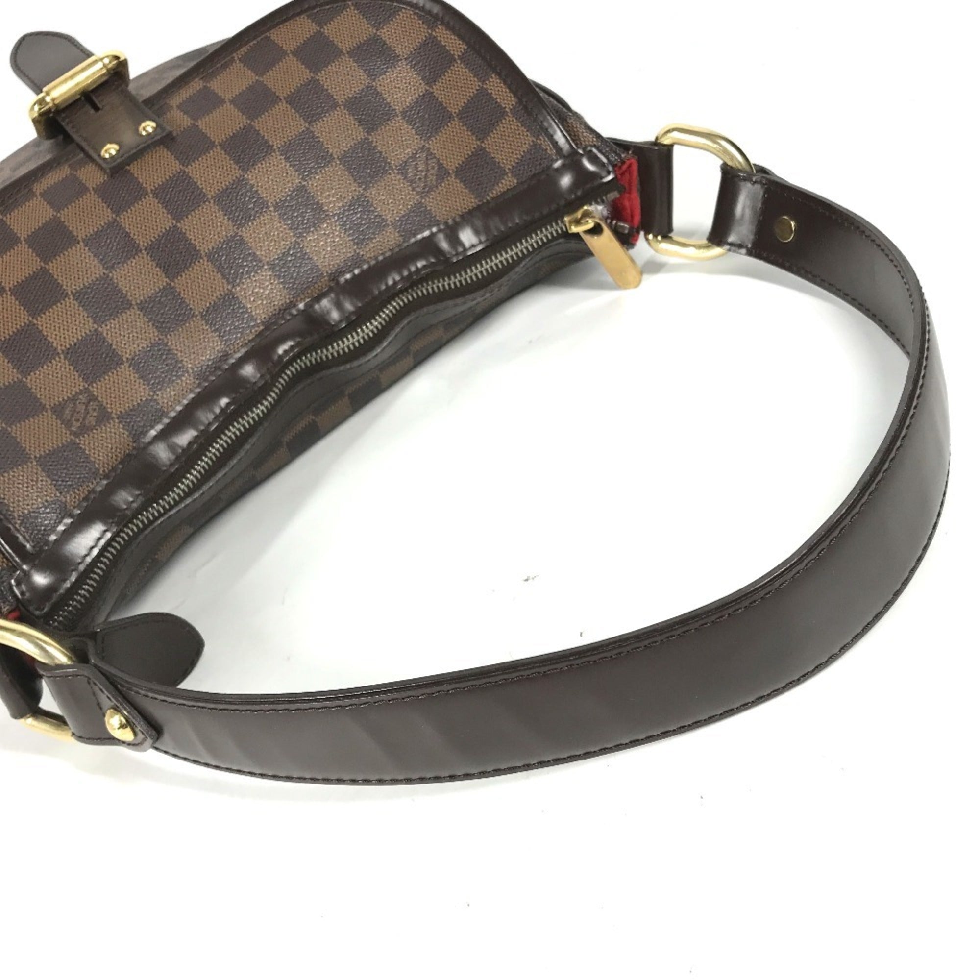 Louis Vuitton Brown Ebene Damier Canvas Shoulder Bag (Pre-Owned)
