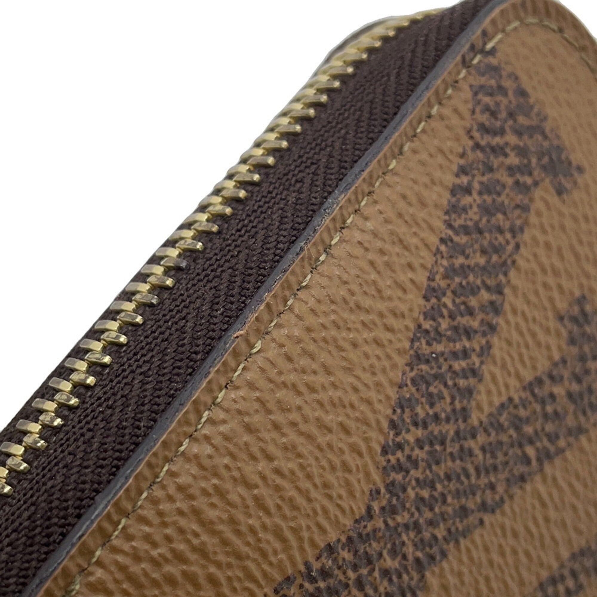 Louis Vuitton Brown Monogram Reverse Long Wallet (Bi-Fold) (Pre-Owned)