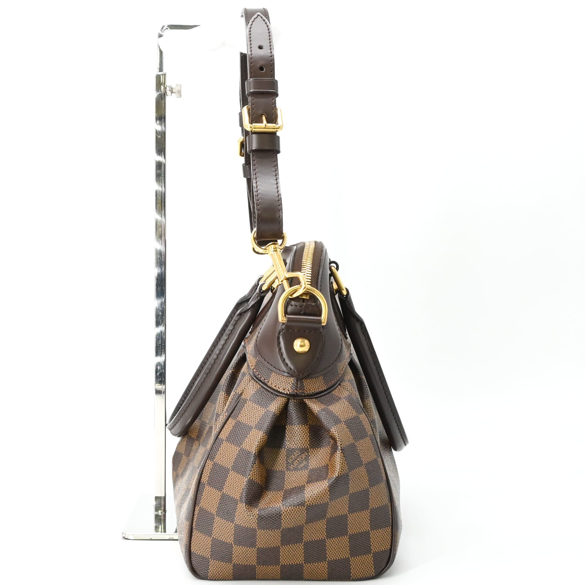 Louis Vuitton Brown Damier Canvas Ebene Damier Canvas Handbag Shoulder Bag (Pre-Owned)