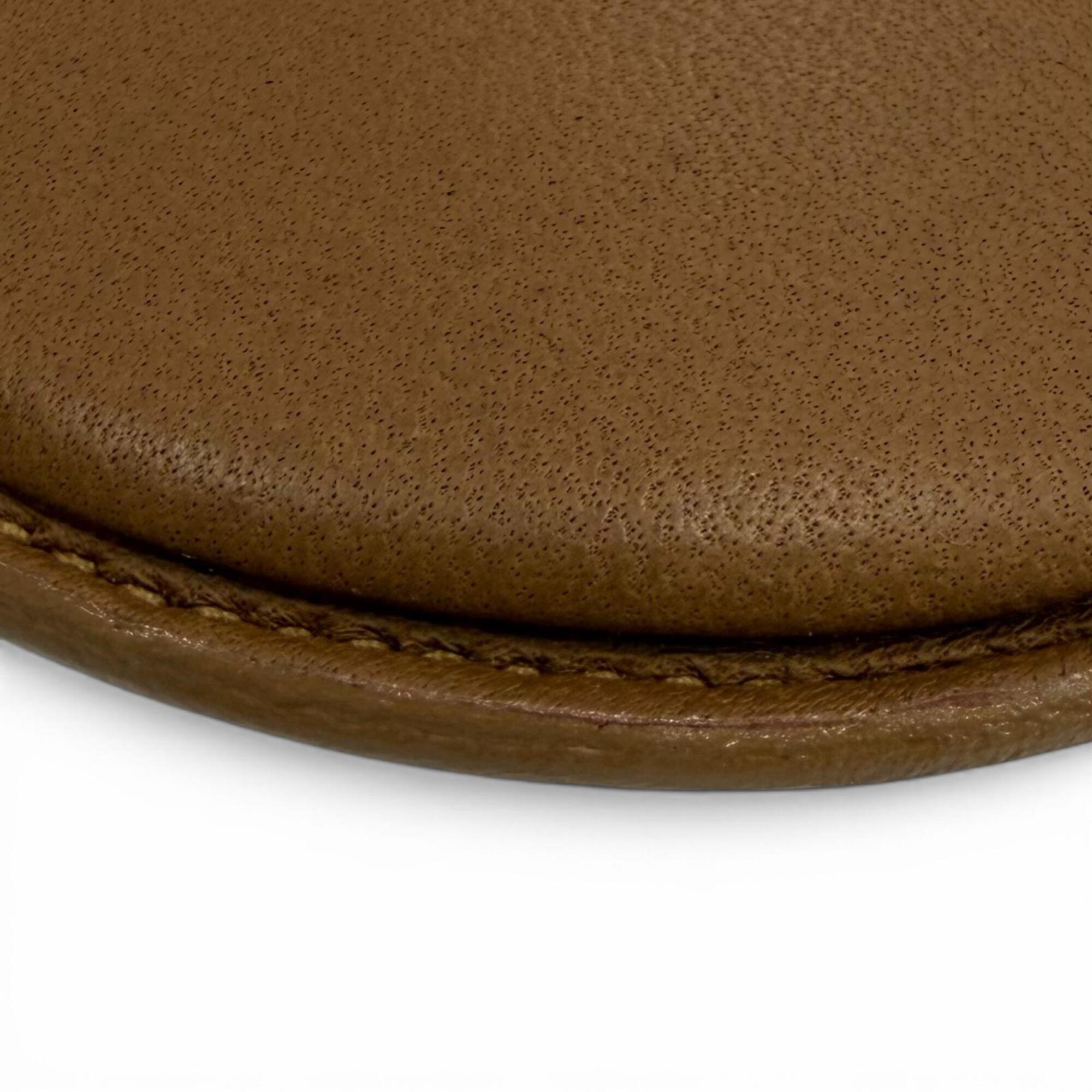 Loewe Brown Leather Coin Purse/Coin Case (Pre-Owned)