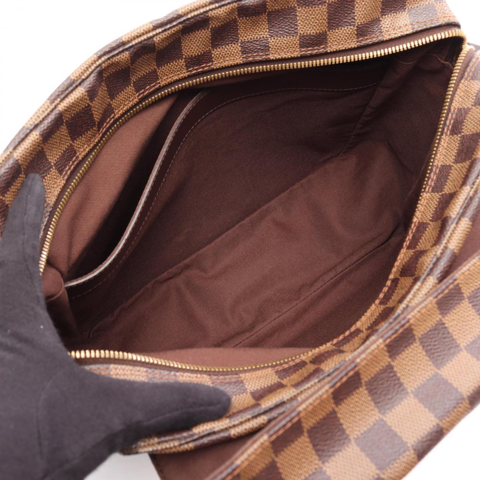 Louis Vuitton Brown Coated Canvas Pvc Leather Handbag Shoulder Bag (Pre-Owned)