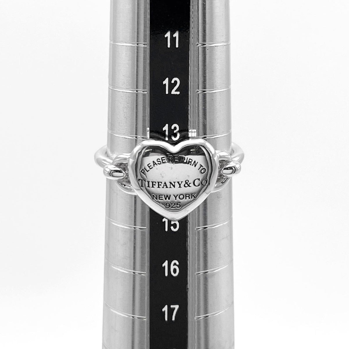Tiffany Silver Silver 925 Band Ring (Pre-Owned)