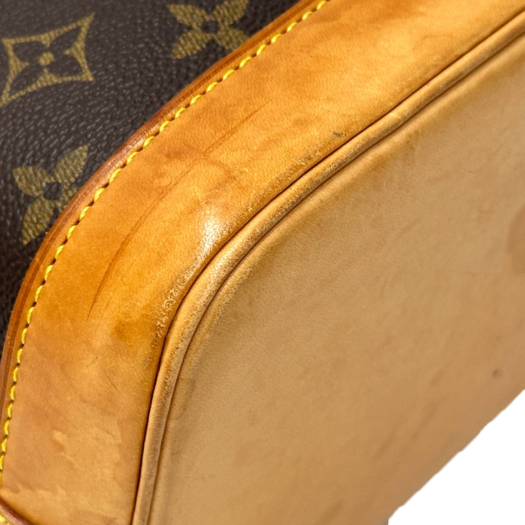 Louis Vuitton Brown Monogram Canvas Handbag (Pre-Owned)