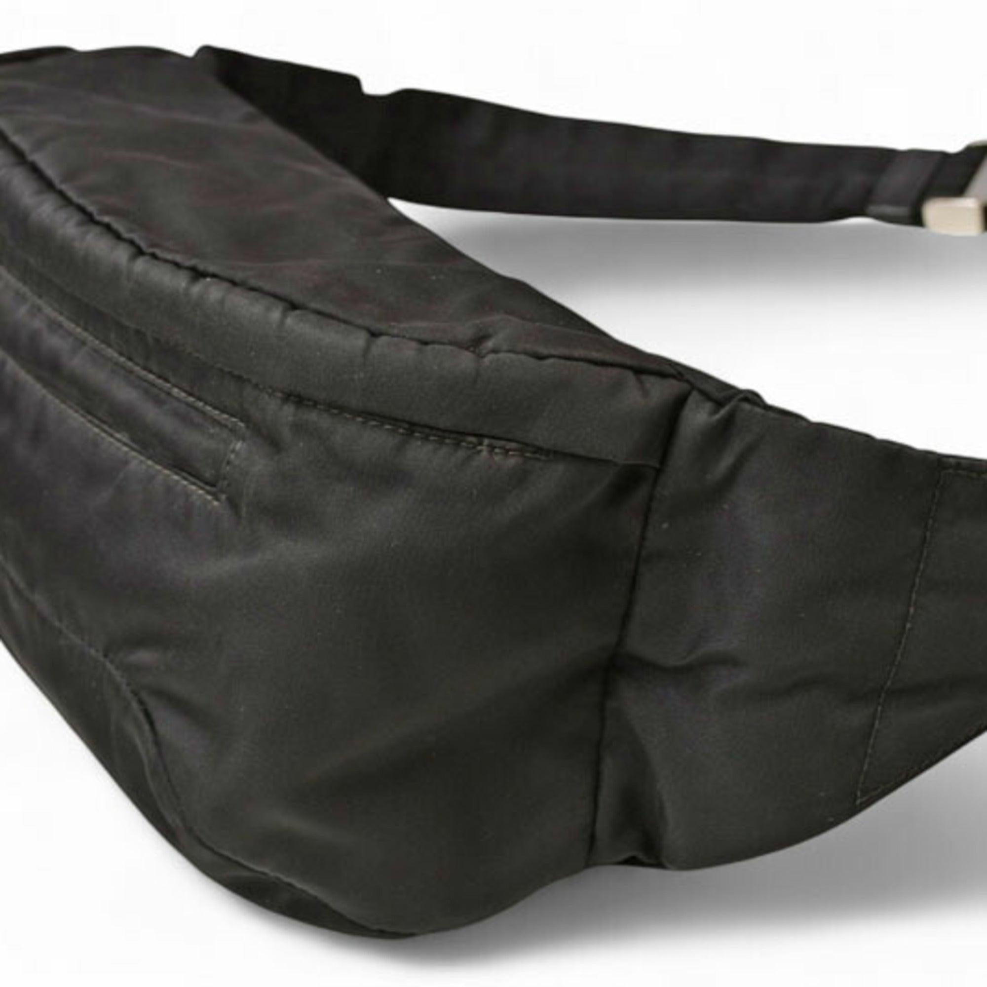 Prada Black Nero Nylon Fanny Pack Pouch (Pre-Owned)