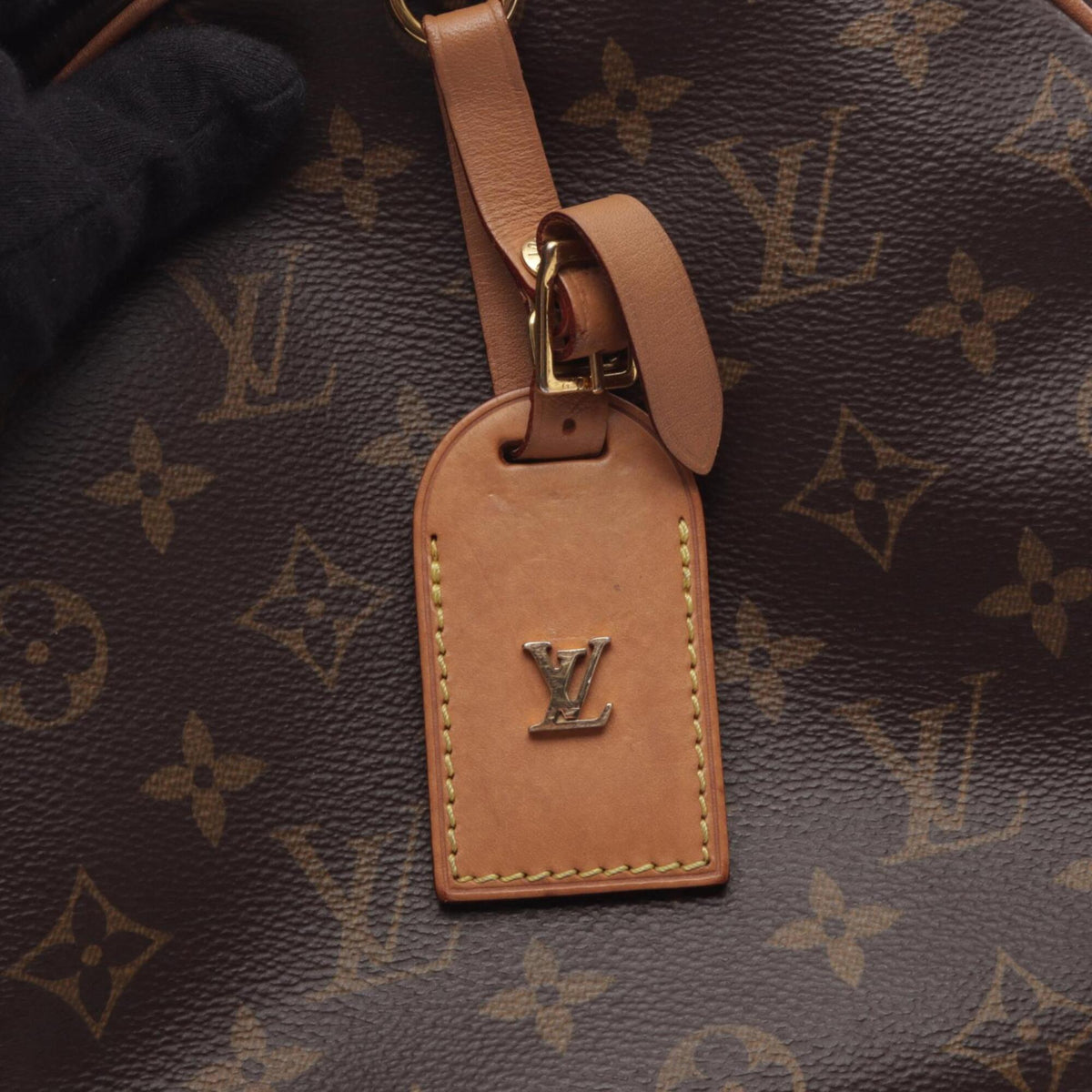 Louis Vuitton Brown Pvc Coated Canvas Leather Handbag Shoulder Bag (Pre-Owned)