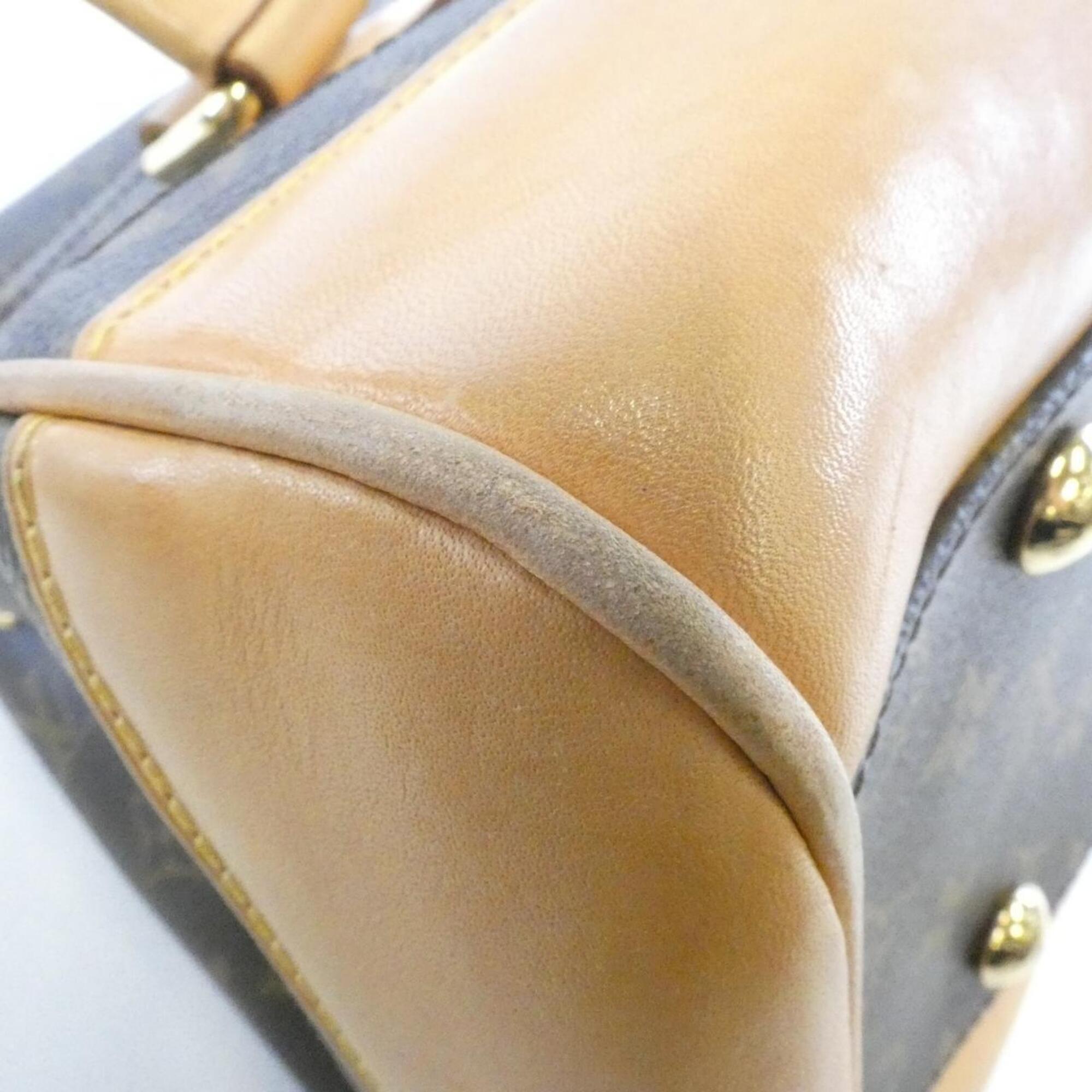 Louis Vuitton Brown Coated Canvas Shoulder Bag (Pre-Owned)