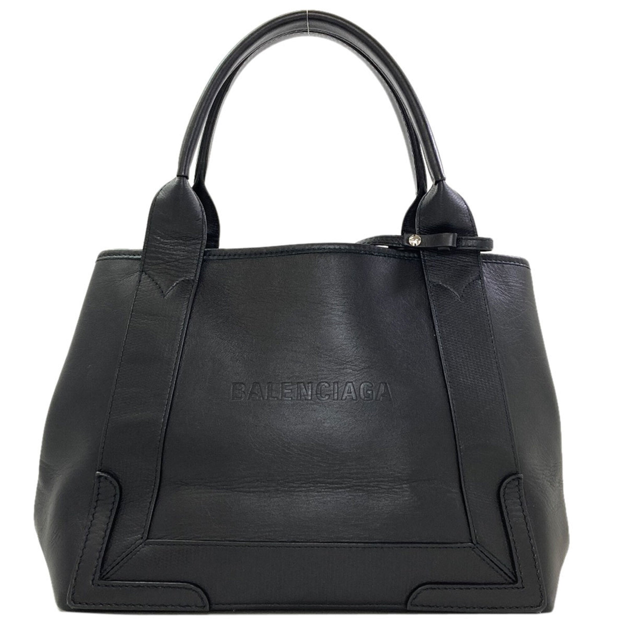 Balenciaga Black Leather Handbag (Pre-Owned)