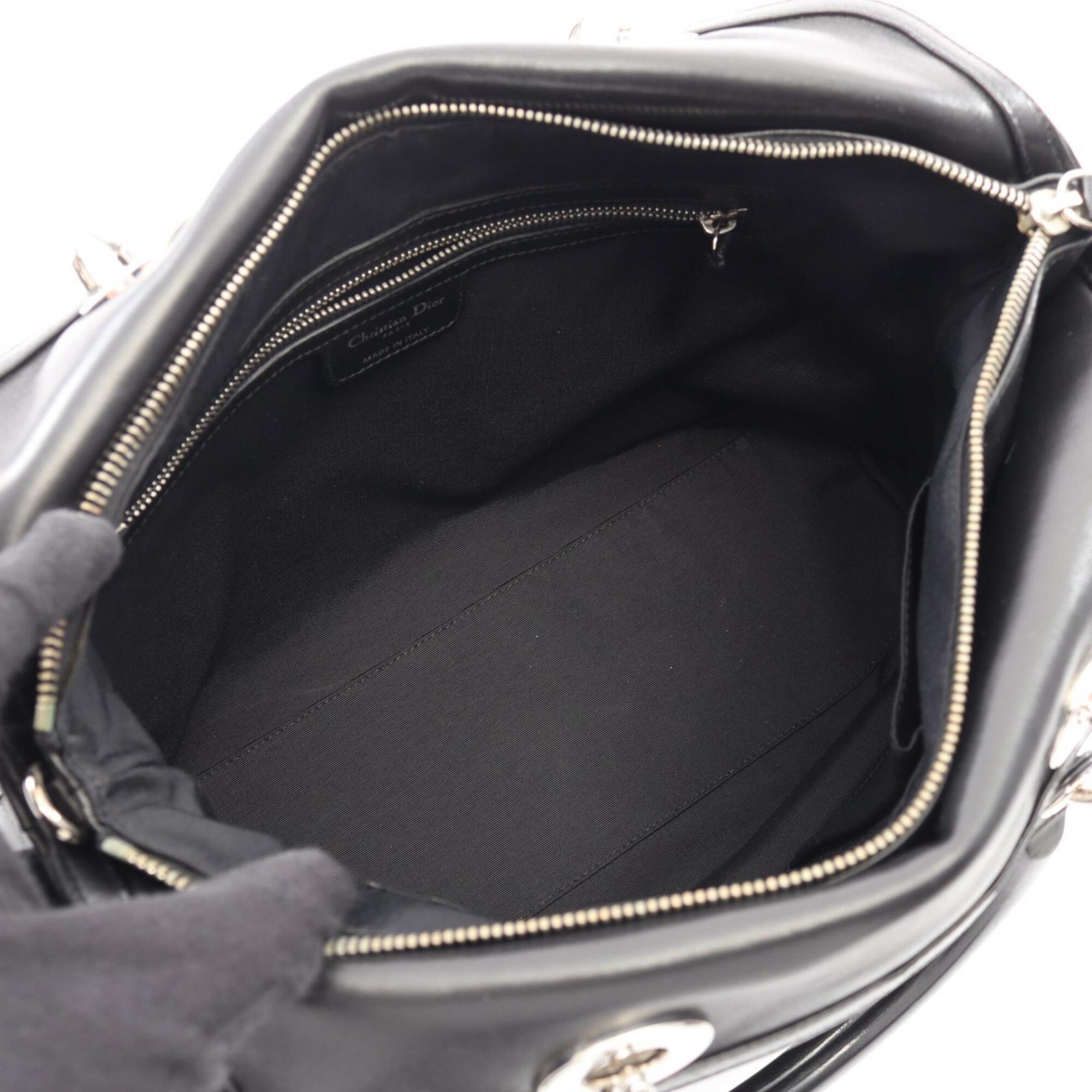Christian Dior Black Leather Handbag (Pre-Owned)