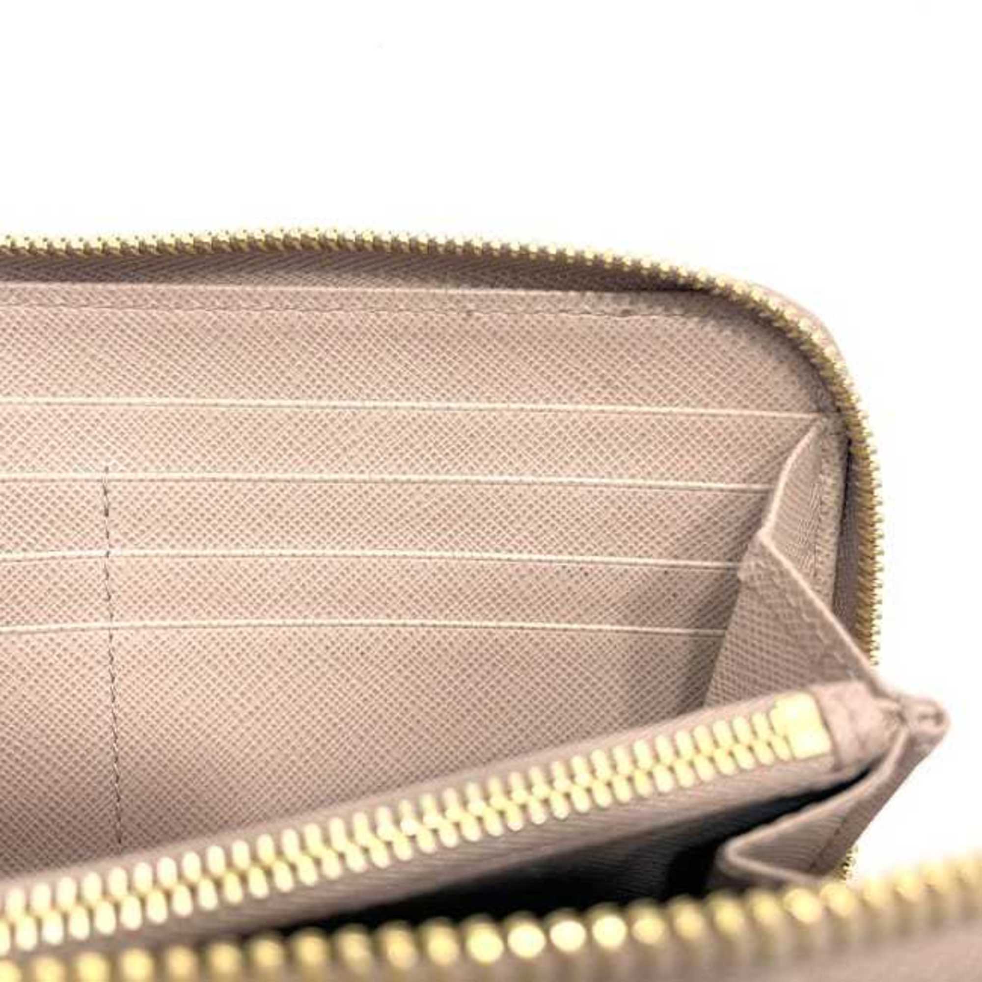 Prada Beige Leather Long Wallet (Bi-Fold) (Pre-Owned)