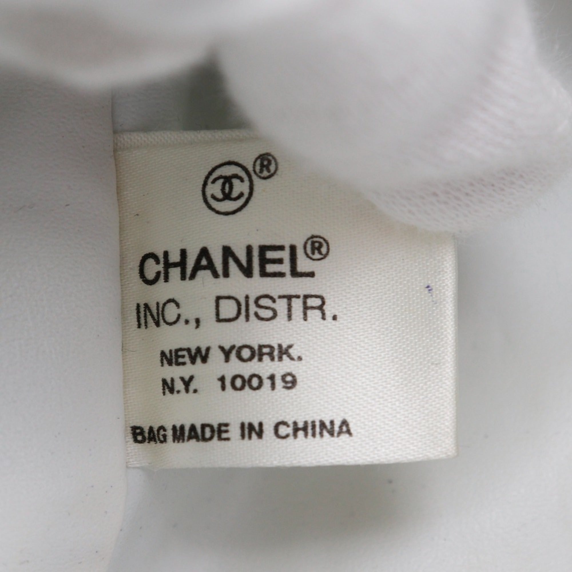 Chanel Black Cotton Shoulder Bag (Pre-Owned)