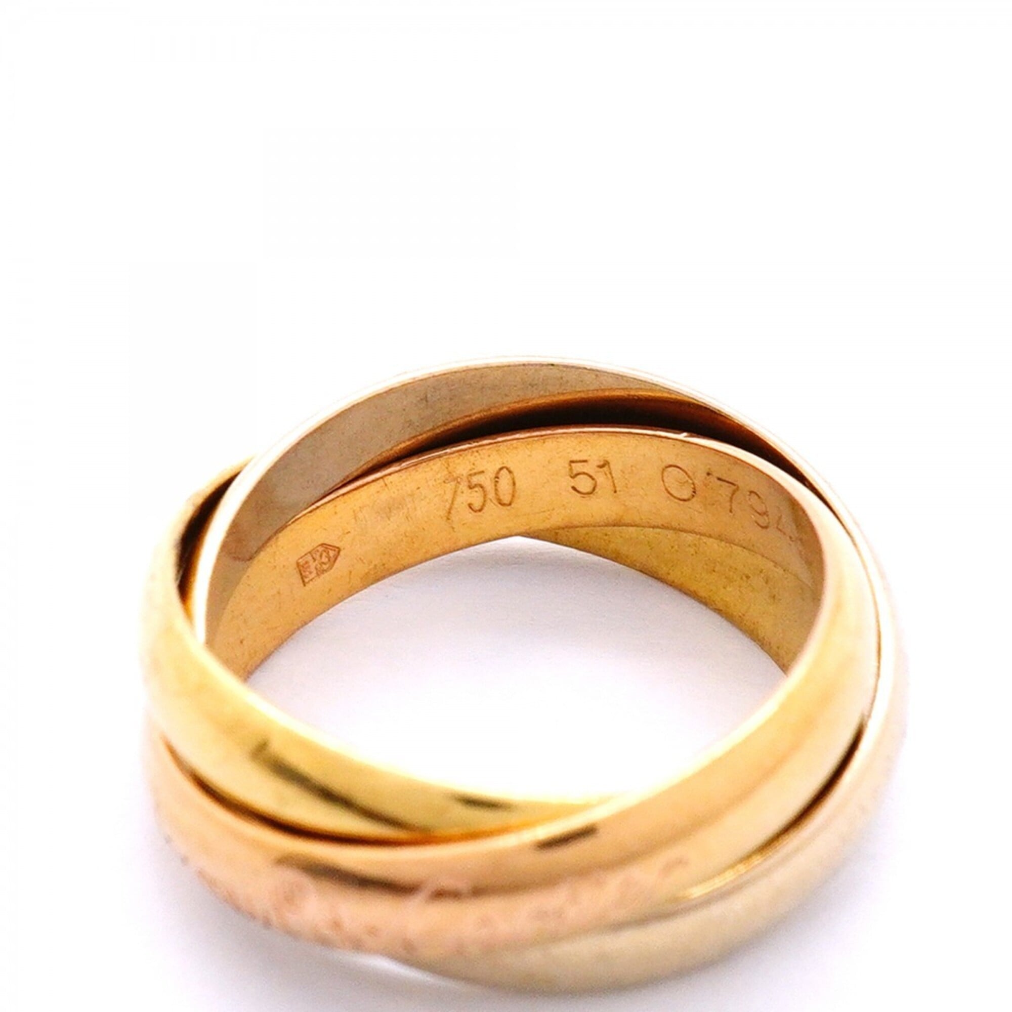 Cartier Yellow Gold (18K) Pink Gold (18K) White Gold (18K) Band Ring (Pre-Owned)