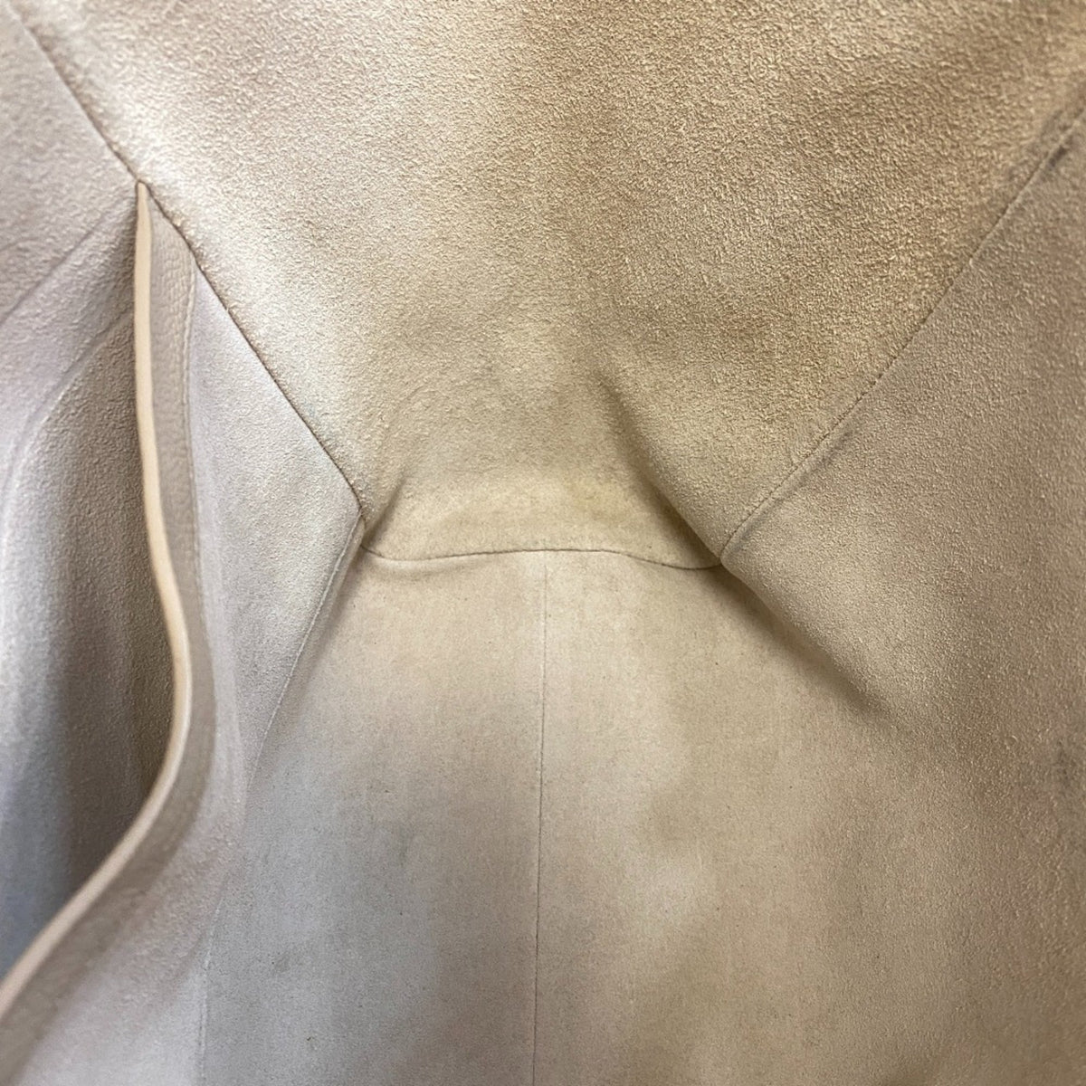 Celine Beige Off-White Leather Shoulder Bag (Pre-Owned)