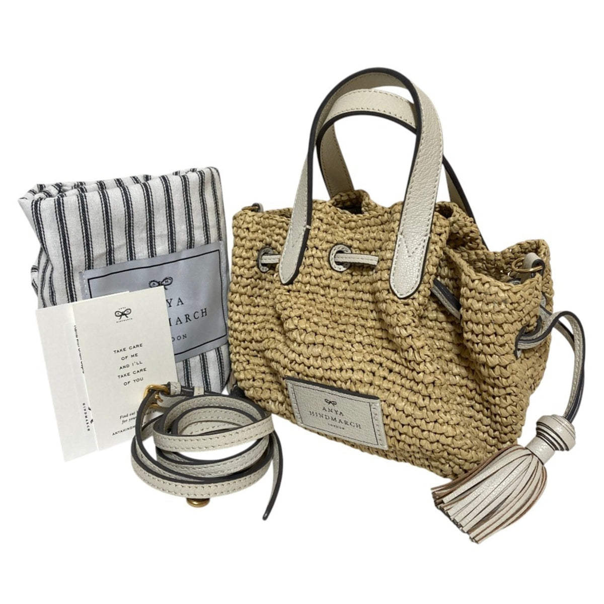 Anya Hindmarch Raffia Tote Bag (Pre-Owned)