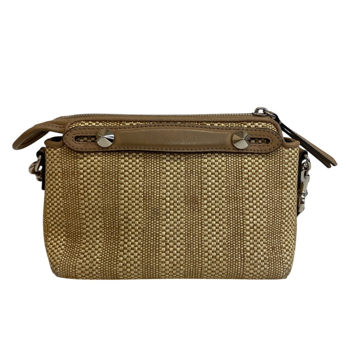 Fendi Beige Straw Handbag (Pre-Owned)