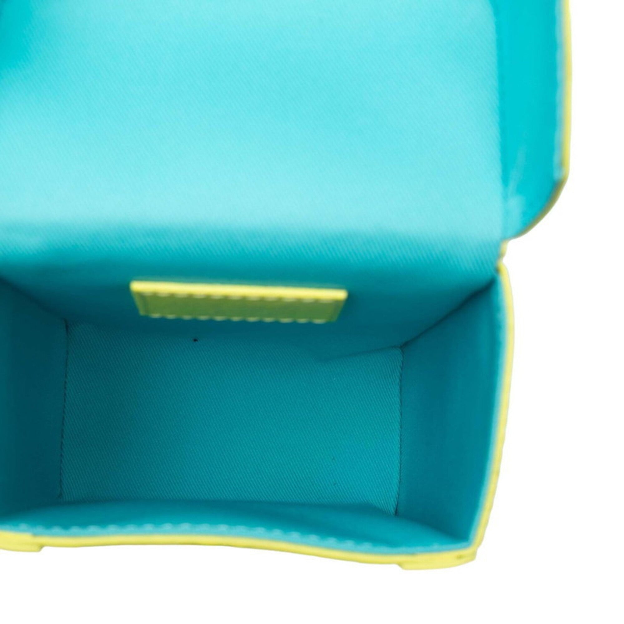 Louis Vuitton Blue Yellow Leather Shoulder Bag (Pre-Owned)