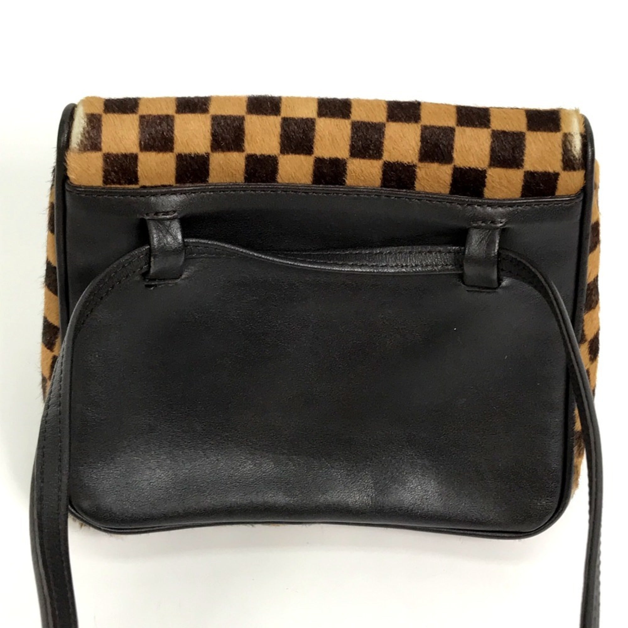 Louis Vuitton Brown Leather Pochette Shoulder Bag (Pre-Owned)