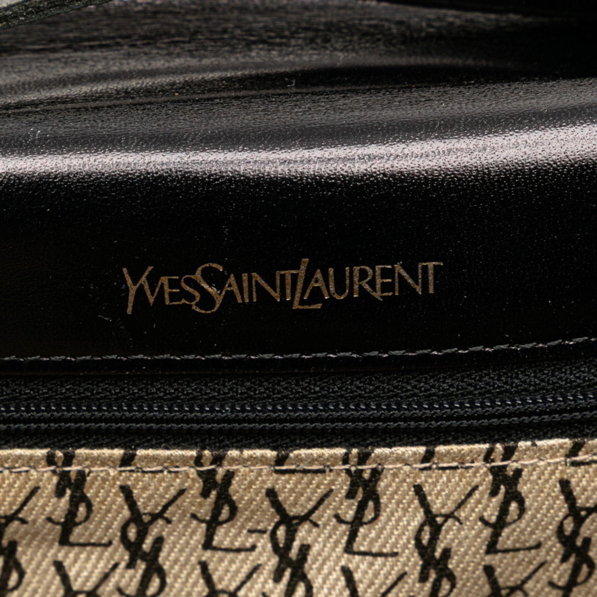 Saint Laurent Black Leather Shoulder Bag (Pre-Owned)