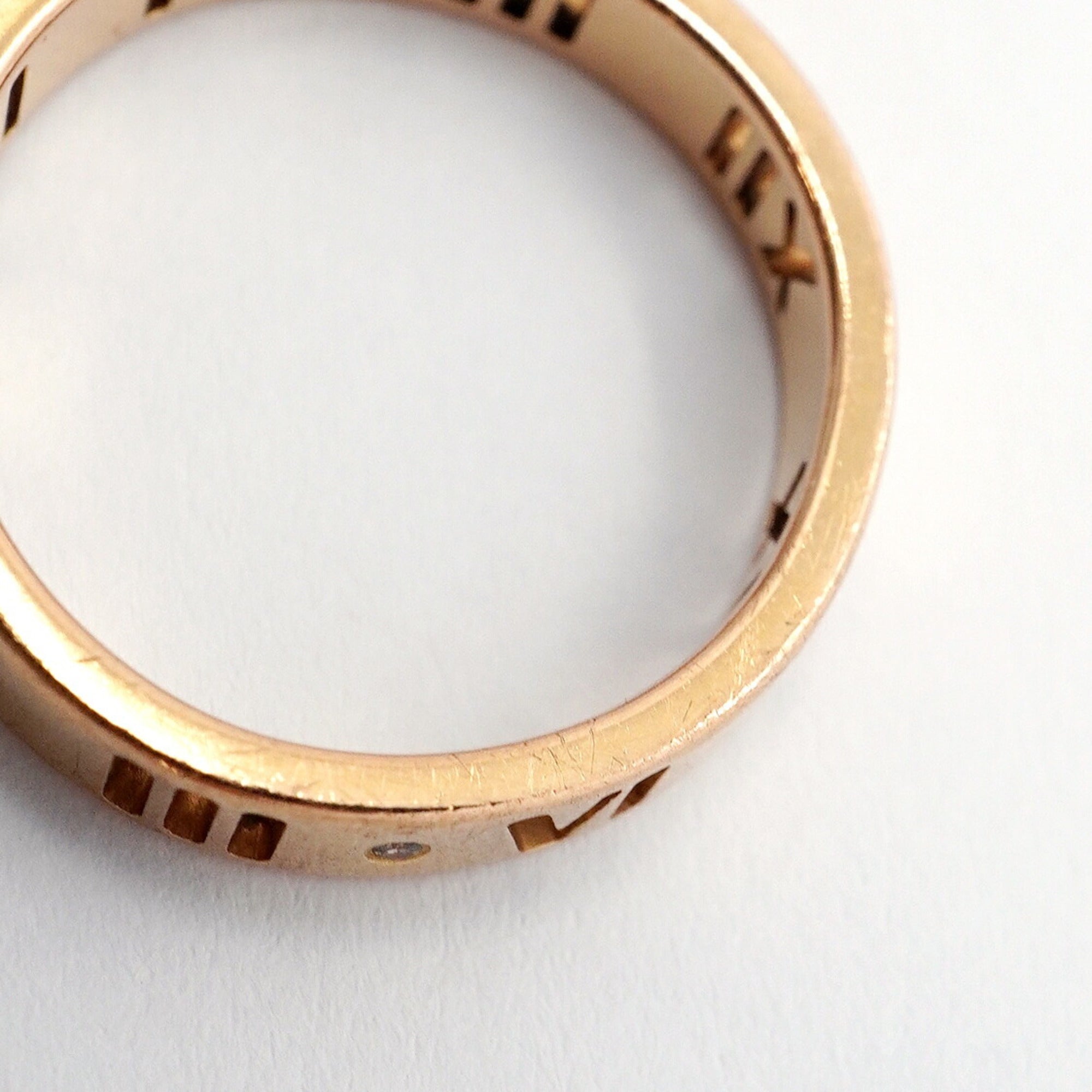 Tiffany Pink Gold (18K) Band Ring (Pre-Owned)