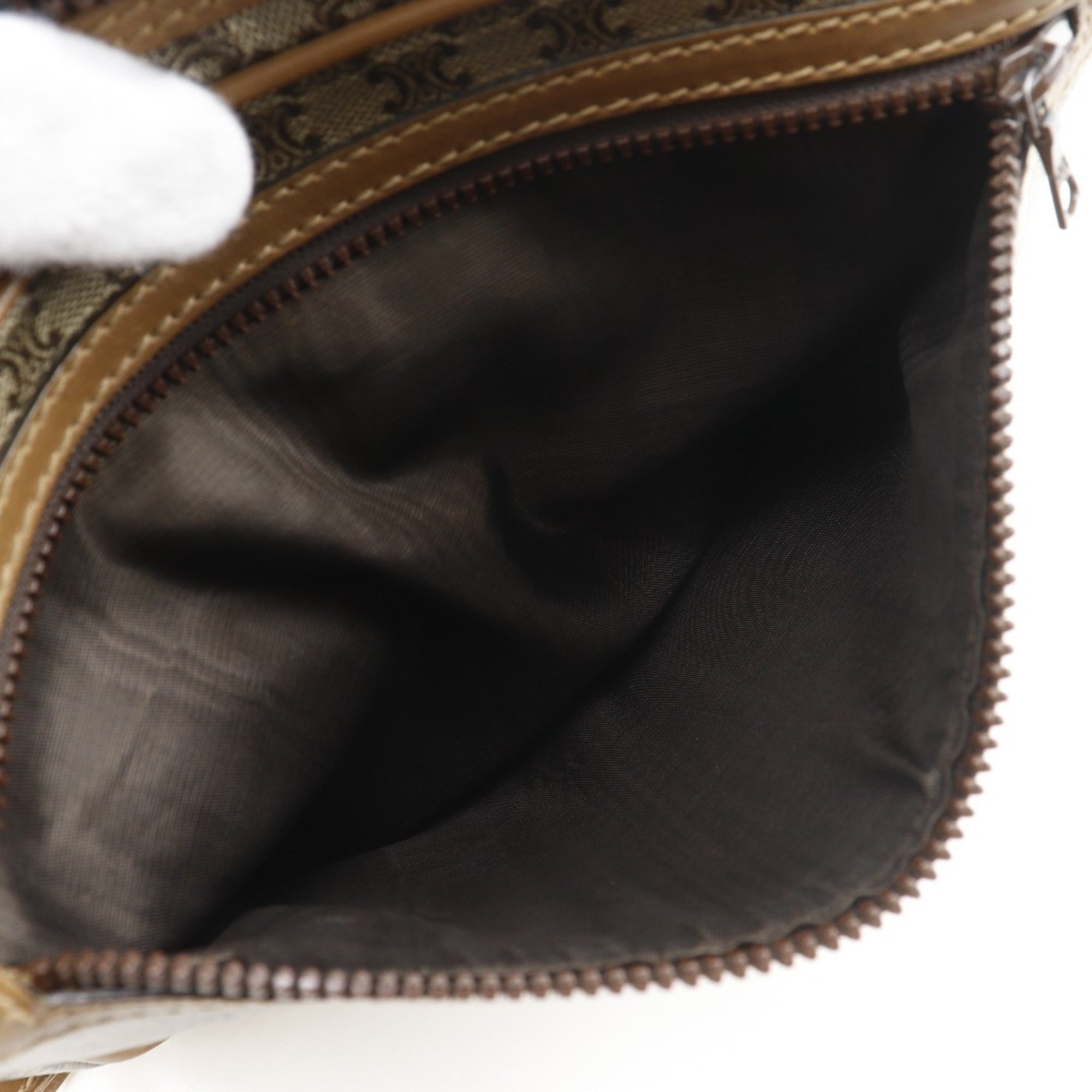 Celine Brown Pvc Clutch Bag (Pre-Owned)
