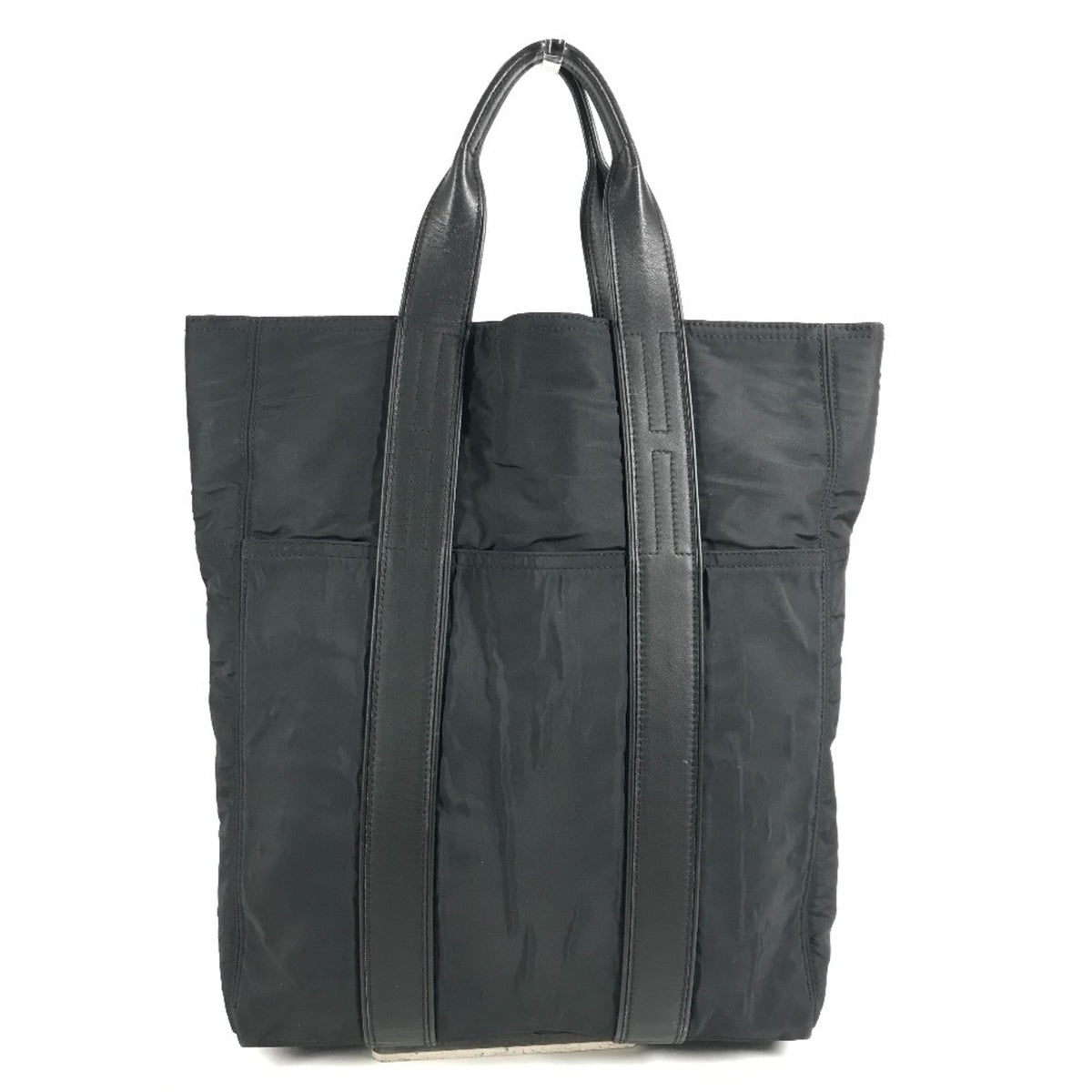 Hermes Acapulco Black Nylon Shoulder Bag Tote Bag (Pre-Owned)