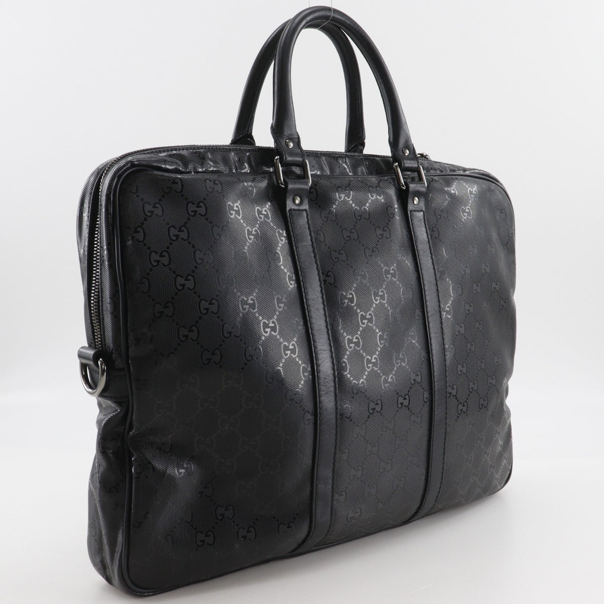 Gucci Black Pvc Handbag (Pre-Owned)