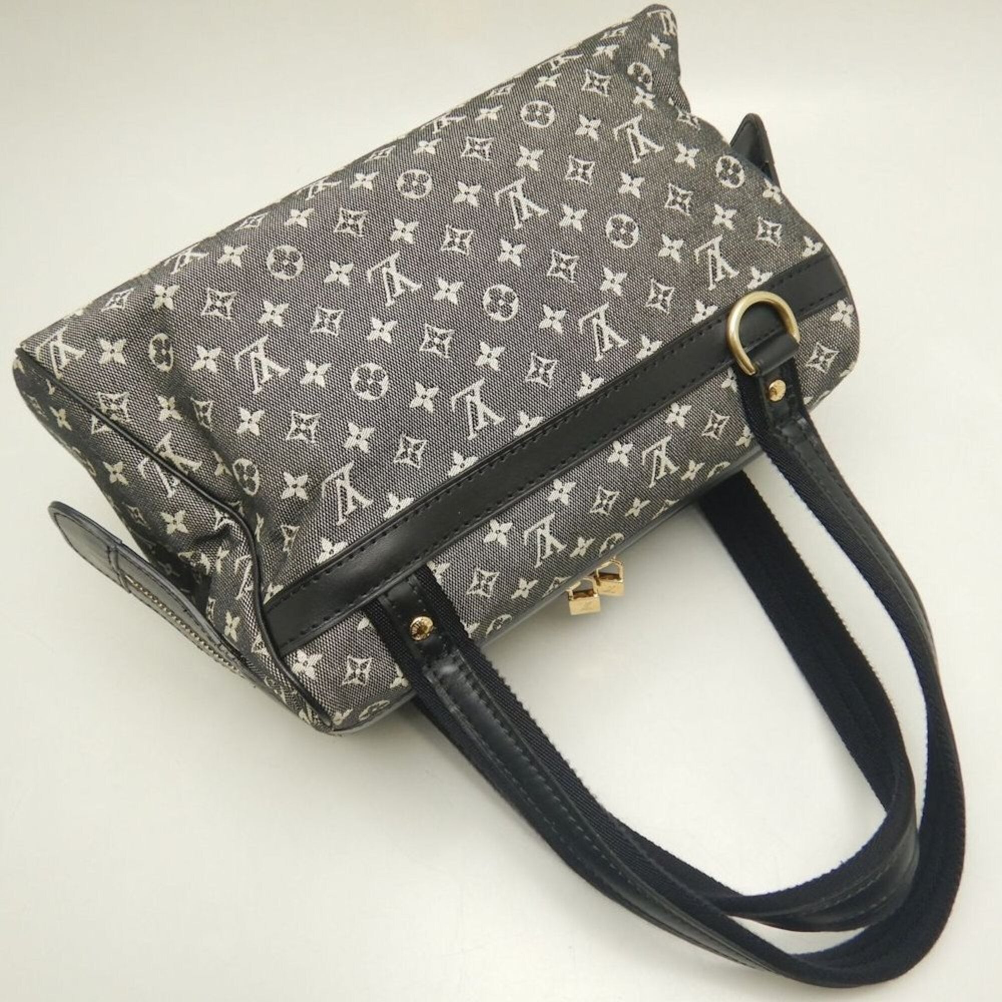 Louis Vuitton Monogram Mini Noir Canvas Handbag (Pre-Owned)
