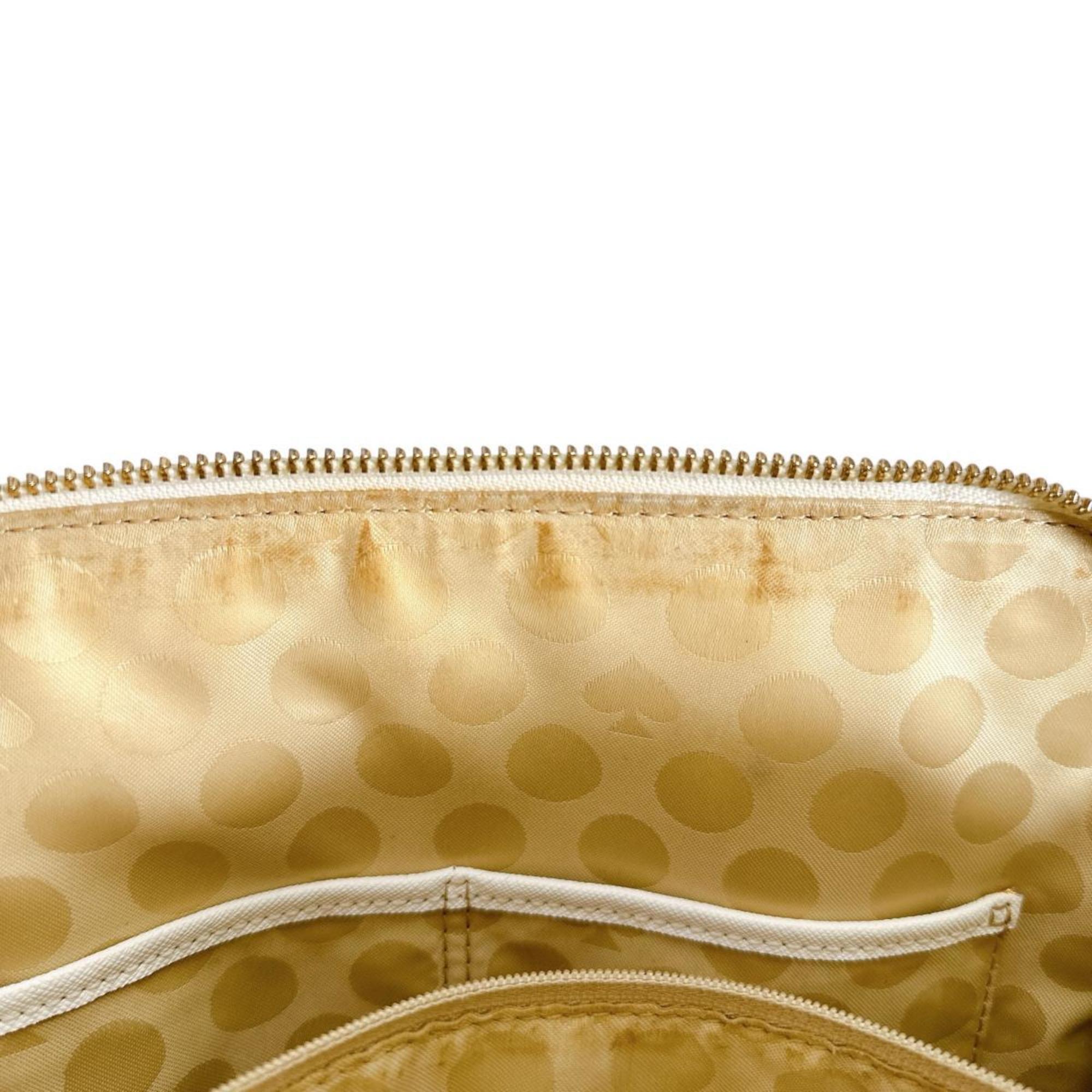 Kate Spade White Leather Handbag Shoulder Bag (Pre-Owned)