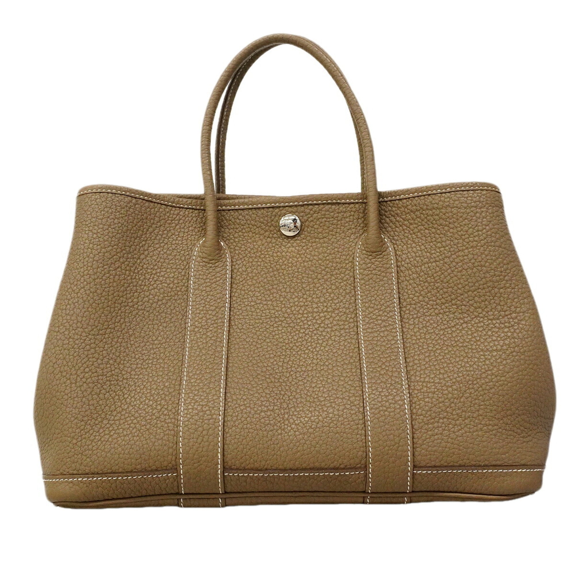 Hermes Etoupe Gray Negonda Leather Tote Bag (Pre-Owned)