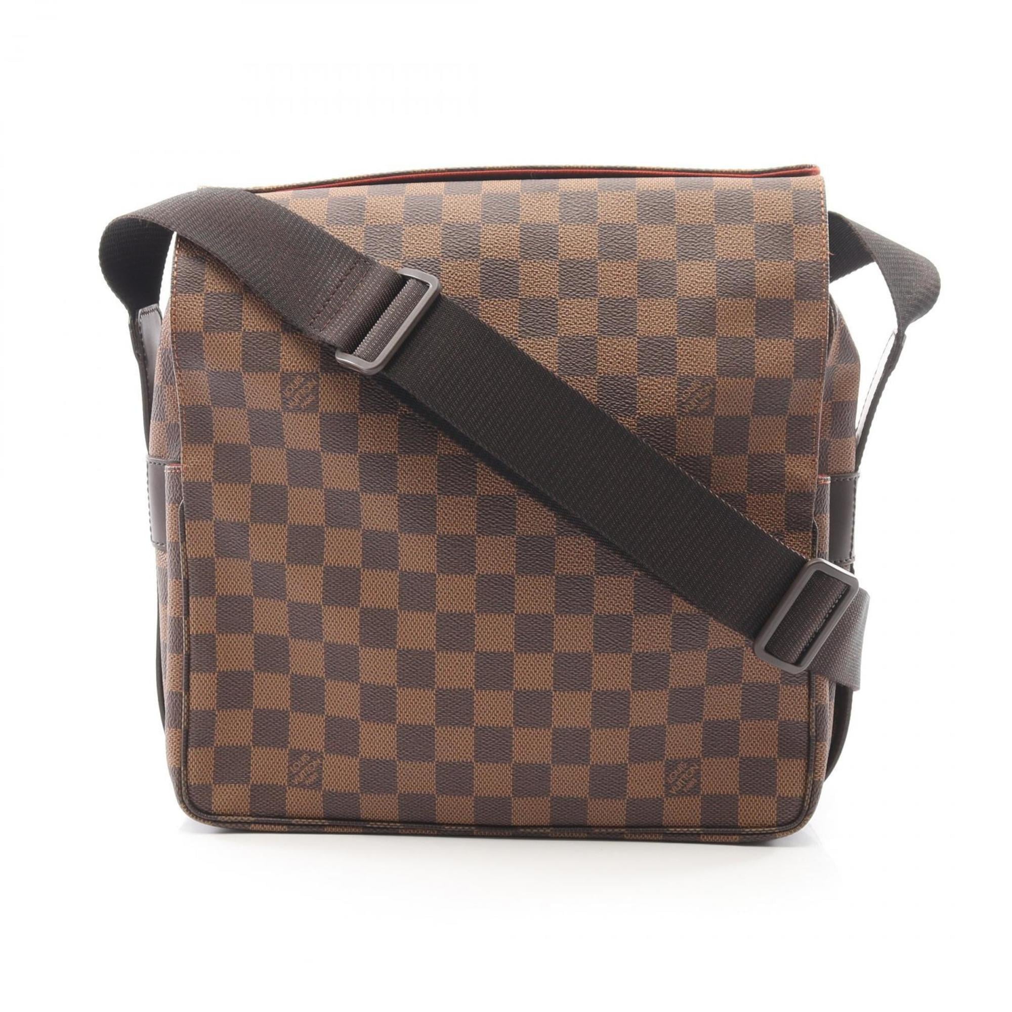 Louis Vuitton Damier Brown Ebene Coated Canvas Leather Shoulder Bag (Pre-Owned)