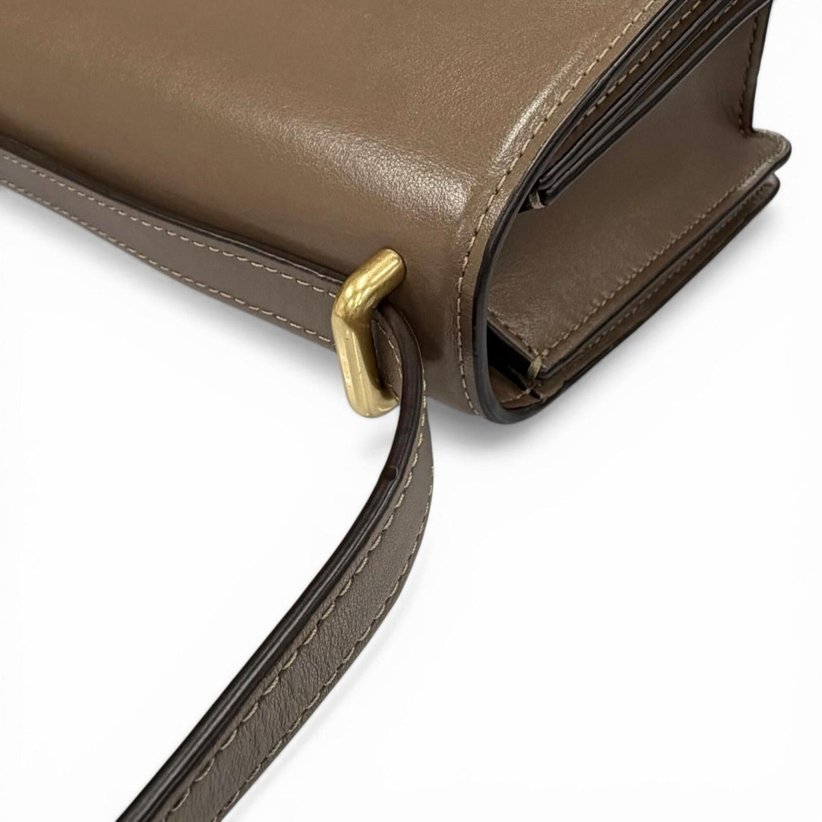 Coach Brown Leather Crossbody Bag Shoulder Bag (Pre-Owned)