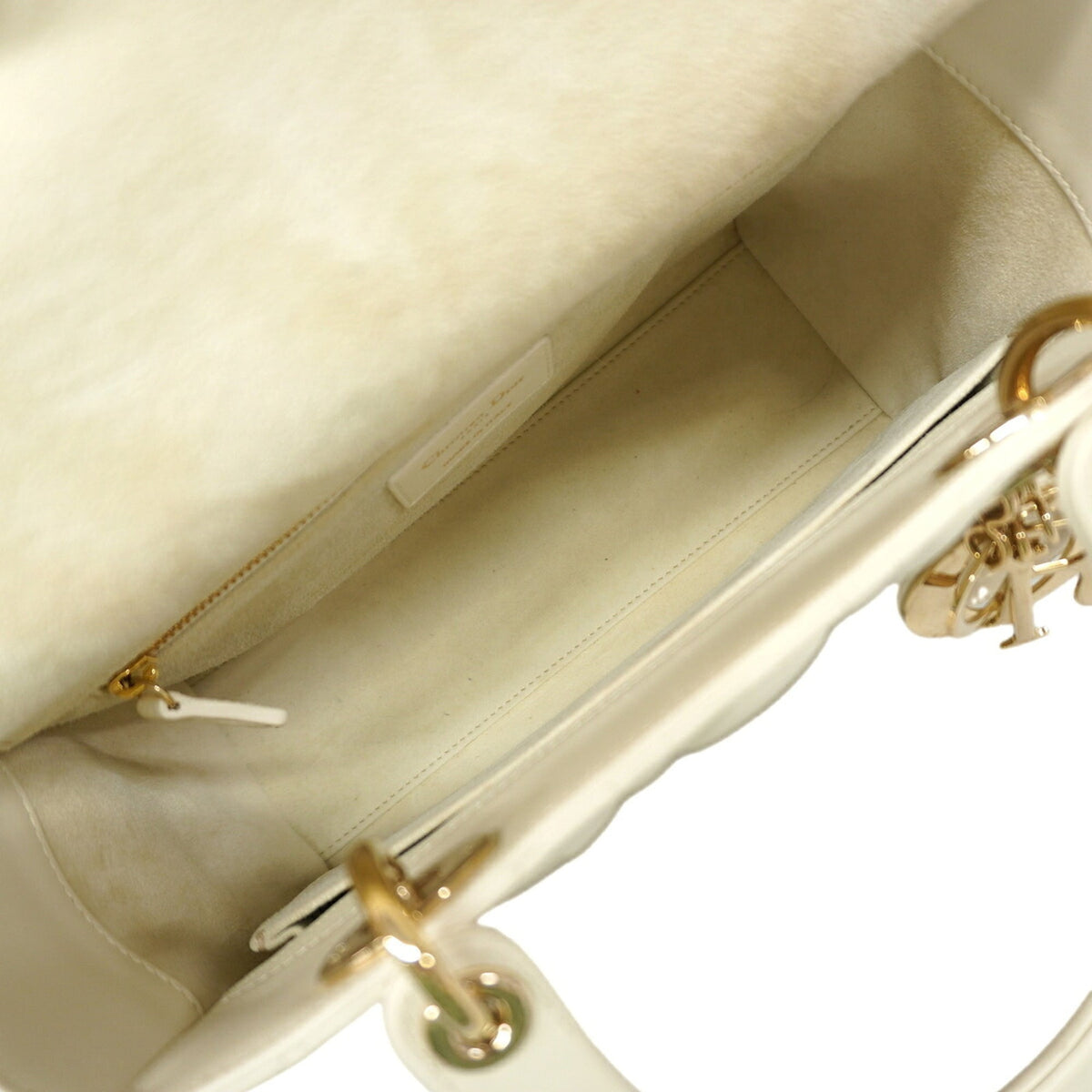 Christian Dior White Leather Handbag (Pre-Owned)