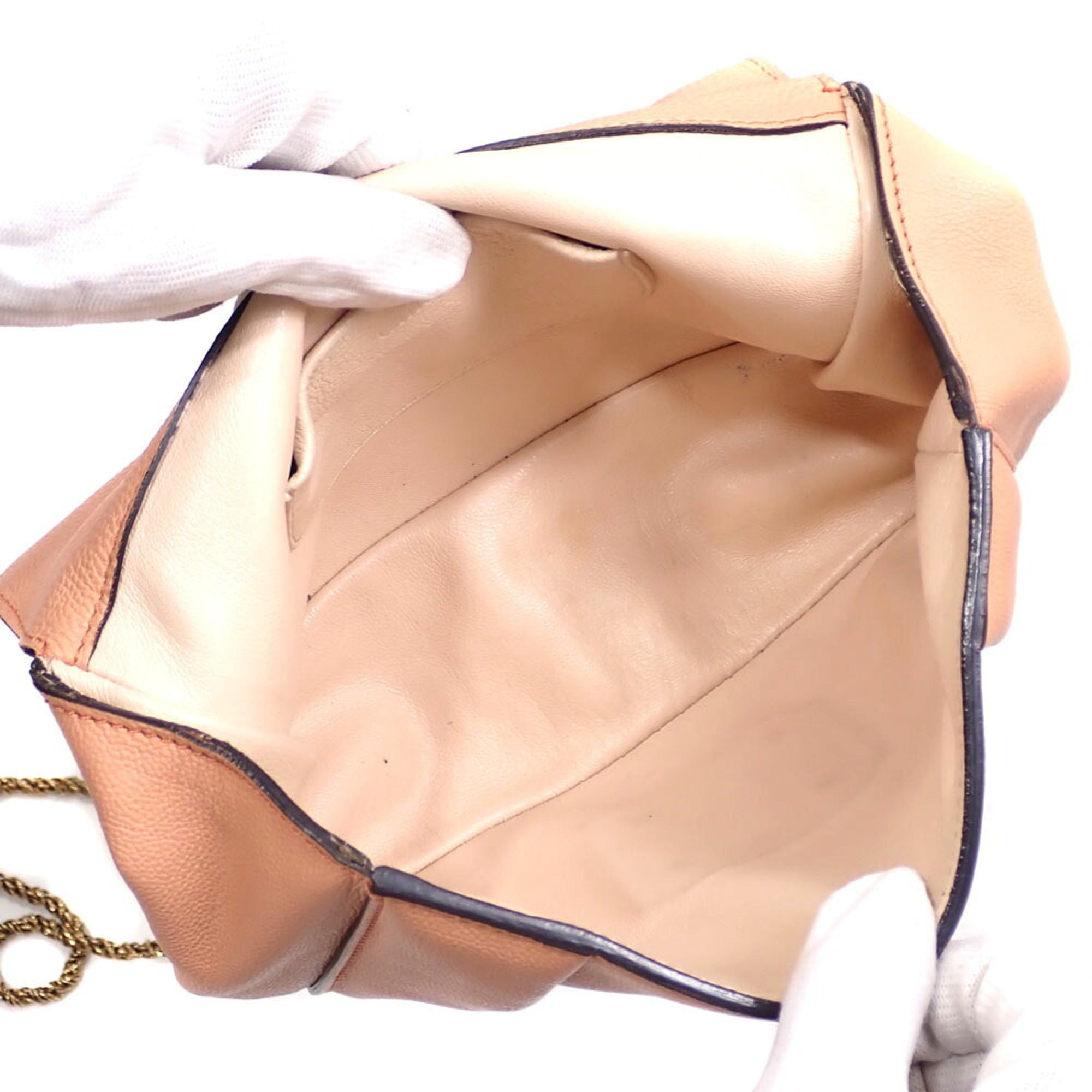 Chloé Elsie Pink Leather Shoulder Bag (Pre-Owned)
