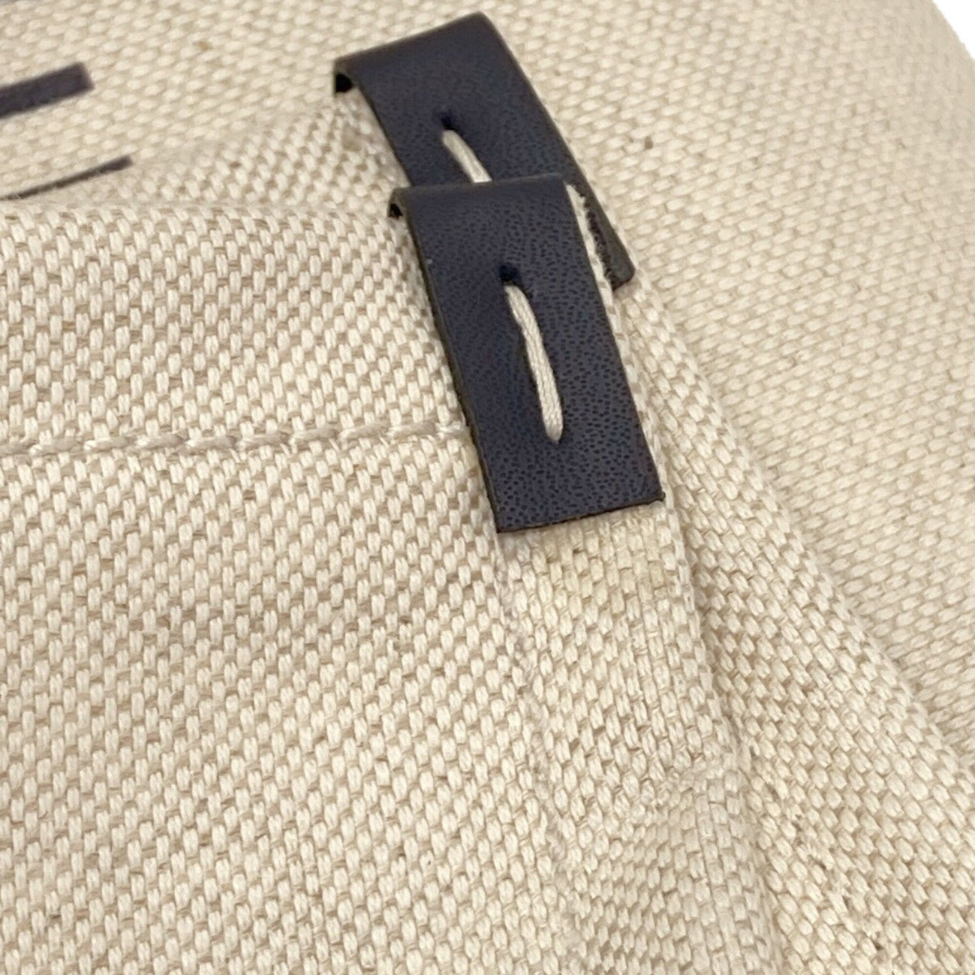 Gucci Beige Canvas Pouch Tote Bag (Pre-Owned)