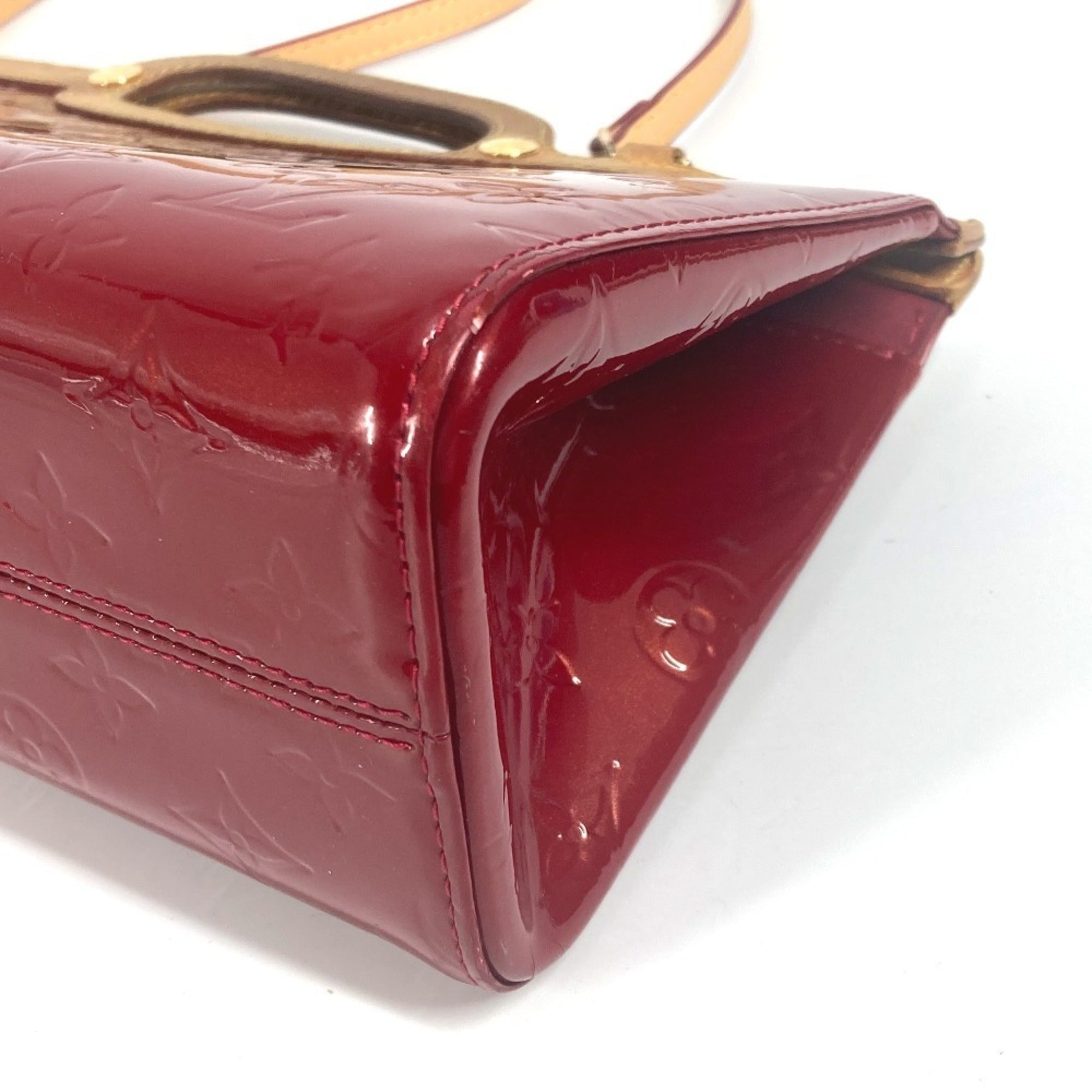 Louis Vuitton Monogram Vernis Red Color Monogram Vernis Handbag (Pre-Owned)