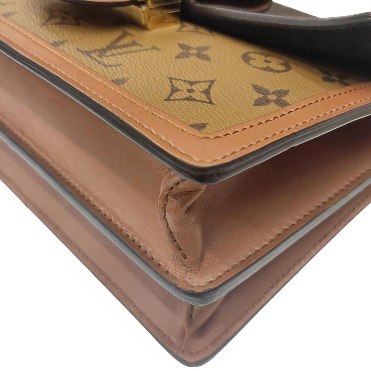 Louis Vuitton Brown Monogram Reverse Shoulder Bag (Pre-Owned)