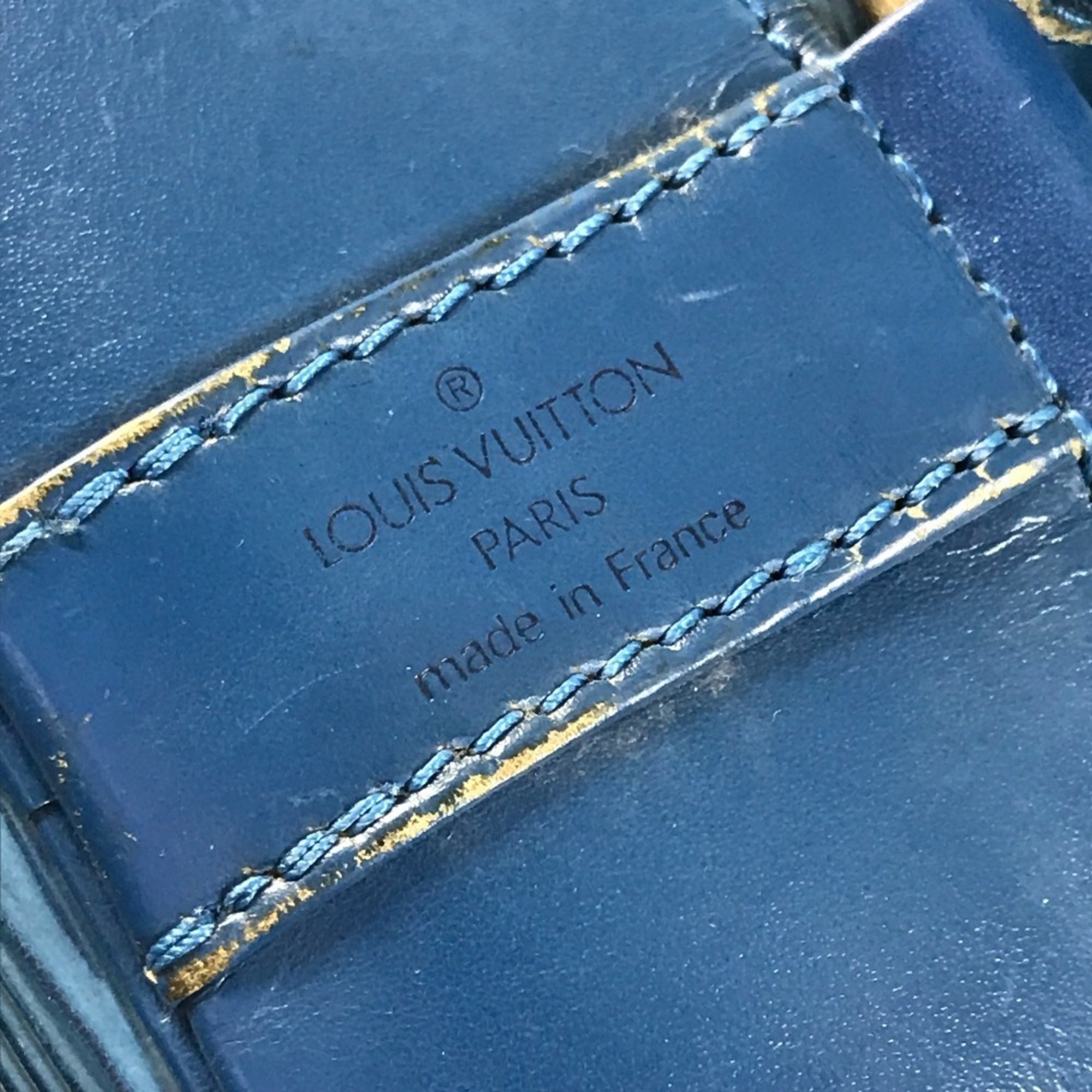 Louis Vuitton Blue Toledo Blue Epi Leather Shoulder Bag (Pre-Owned)