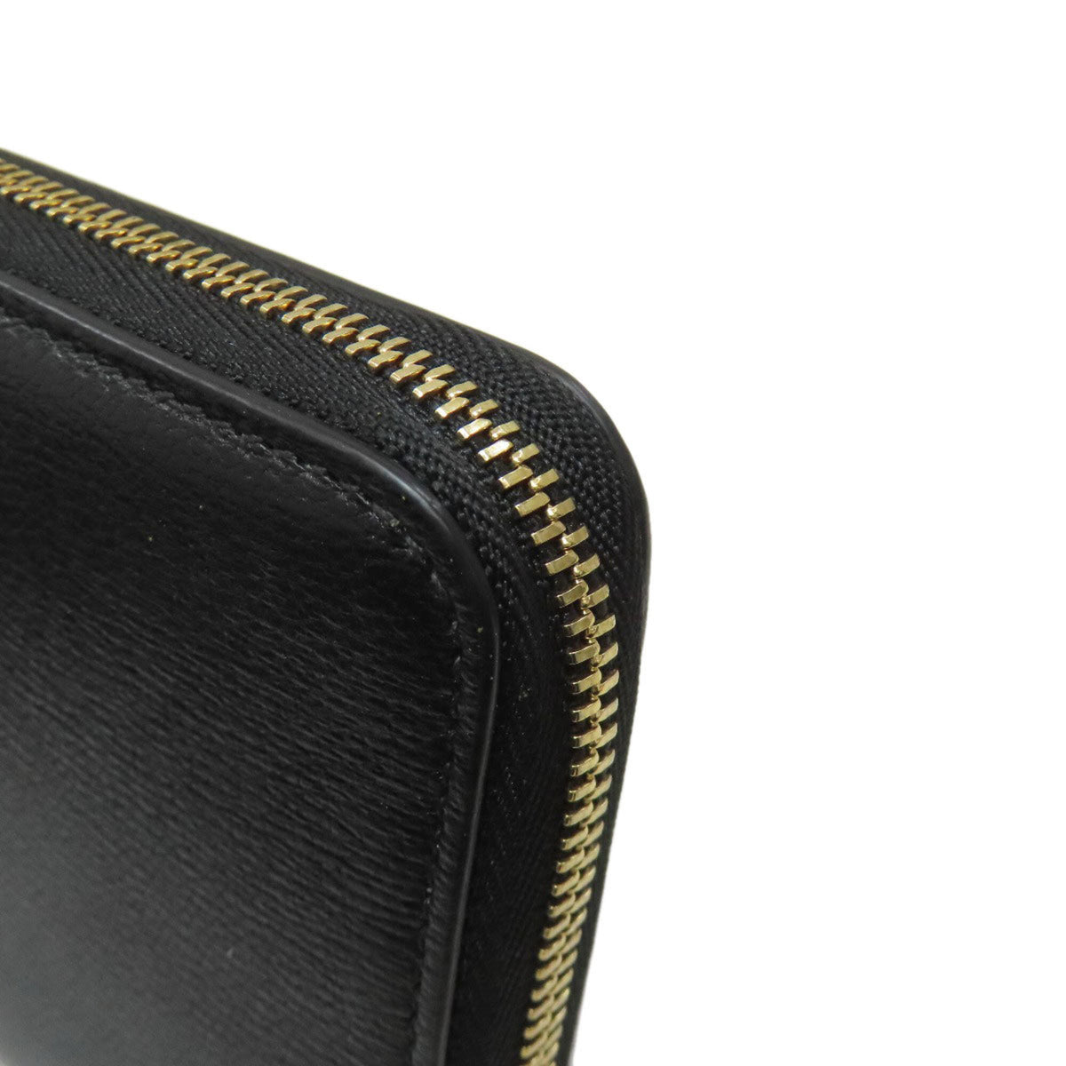 Bvlgari Black Leather Long Wallet (Bi-Fold) (Pre-Owned)