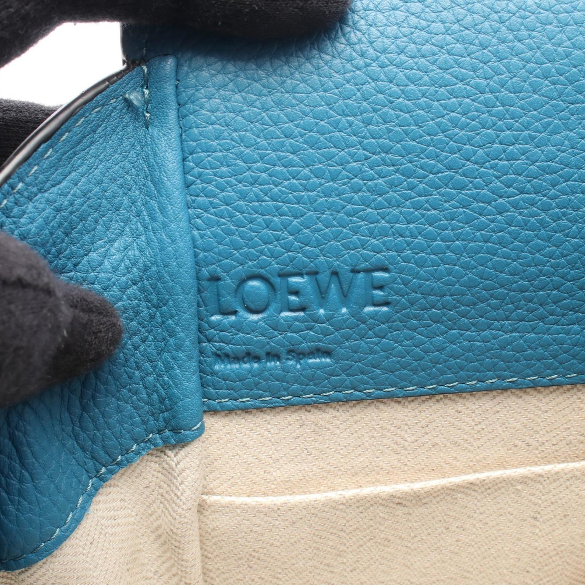Loewe Blue Leather Handbag (Pre-Owned)