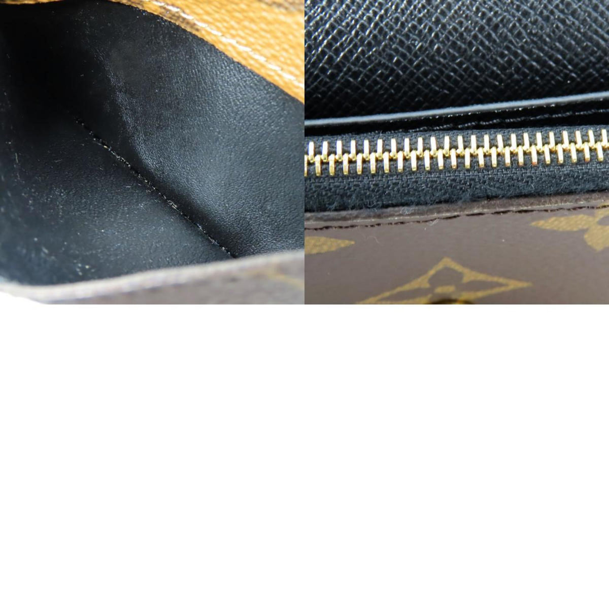 Louis Vuitton Brown Monogram Reverse Wallet (Bi-Fold) (Pre-Owned)