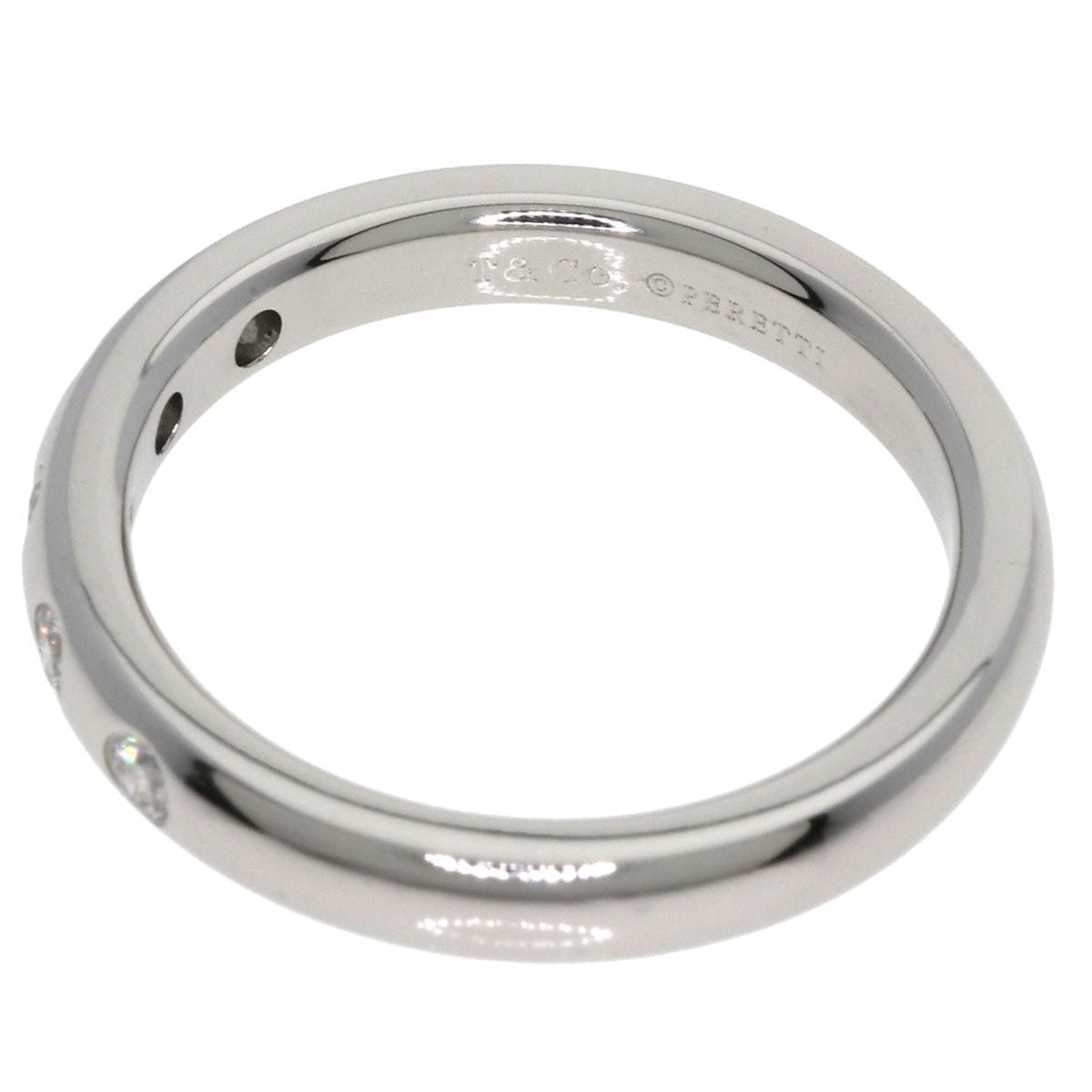 Tiffany Platinum 950 Band Ring (Pre-Owned)