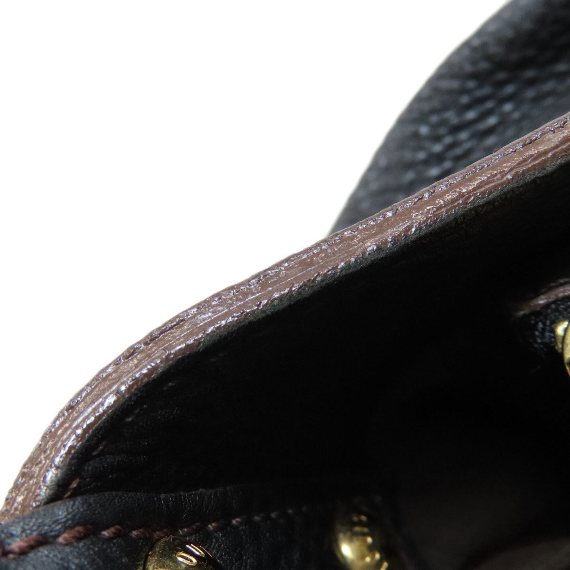 Louis Vuitton Mahina Black Mahina Leather Shoulder Bag (Pre-Owned)