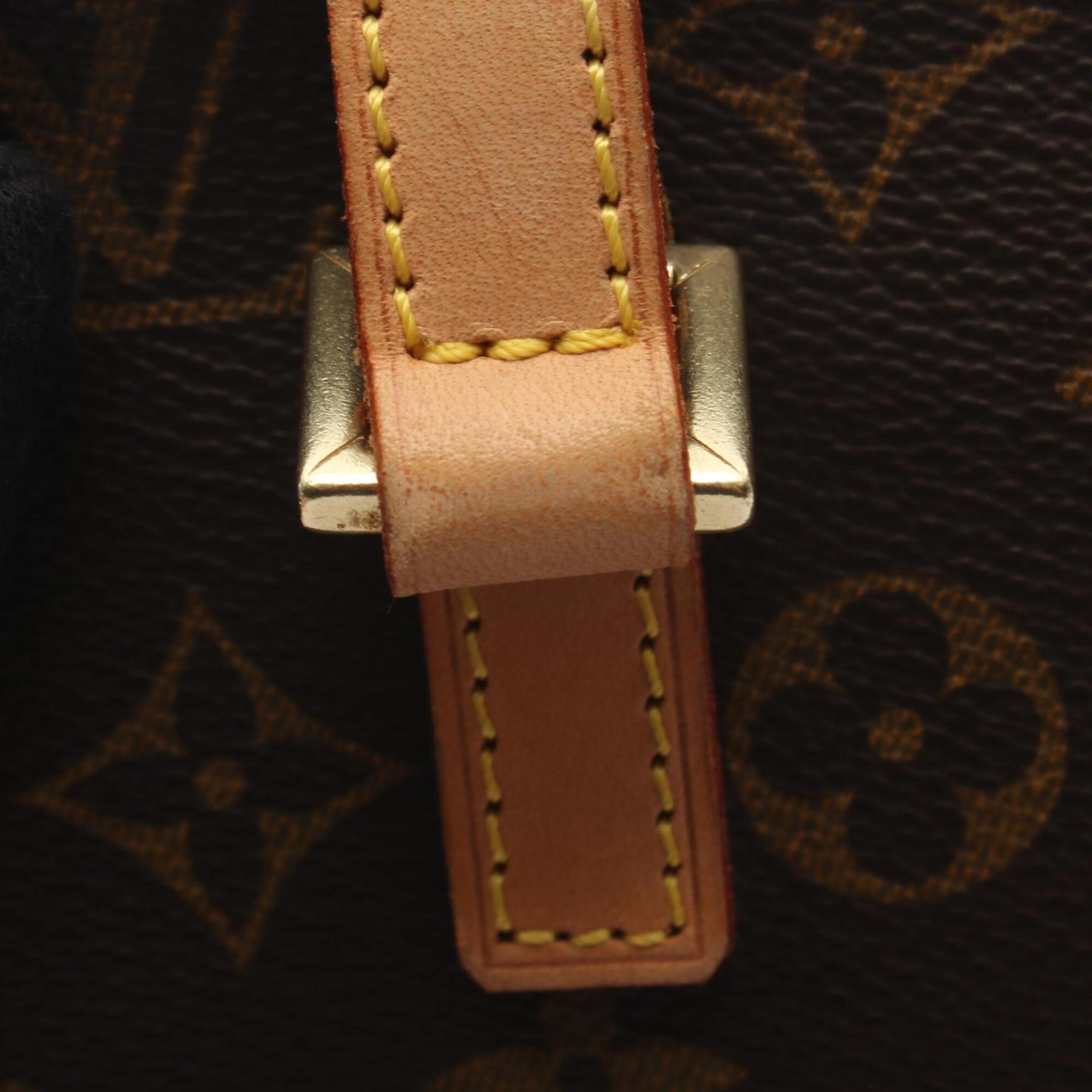 Louis Vuitton Brown Coated Canvas Leather Handbag (Pre-Owned)