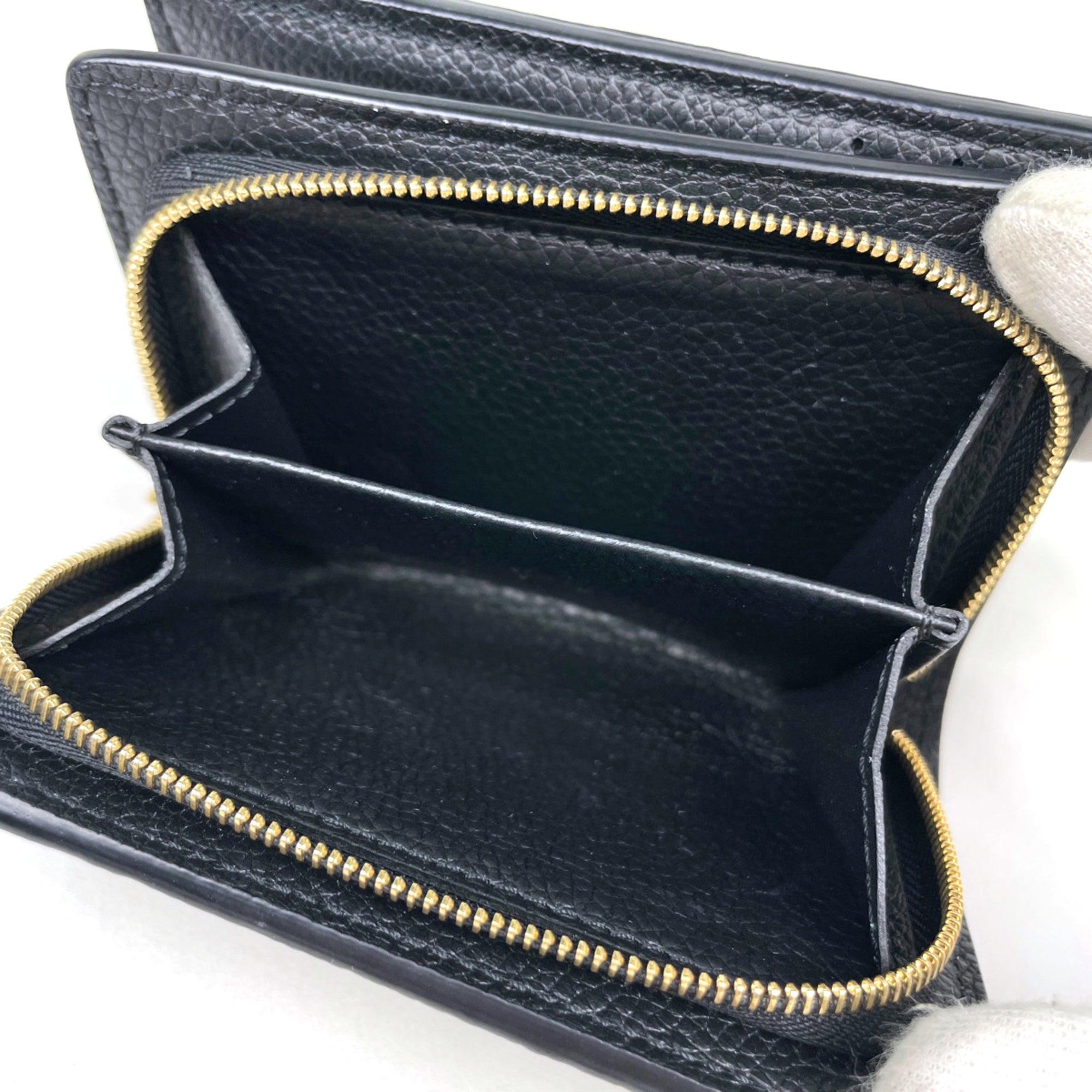 Louis Vuitton Black Noir Monogram Empreinte Wallet (Bi-Fold) (Pre-Owned)