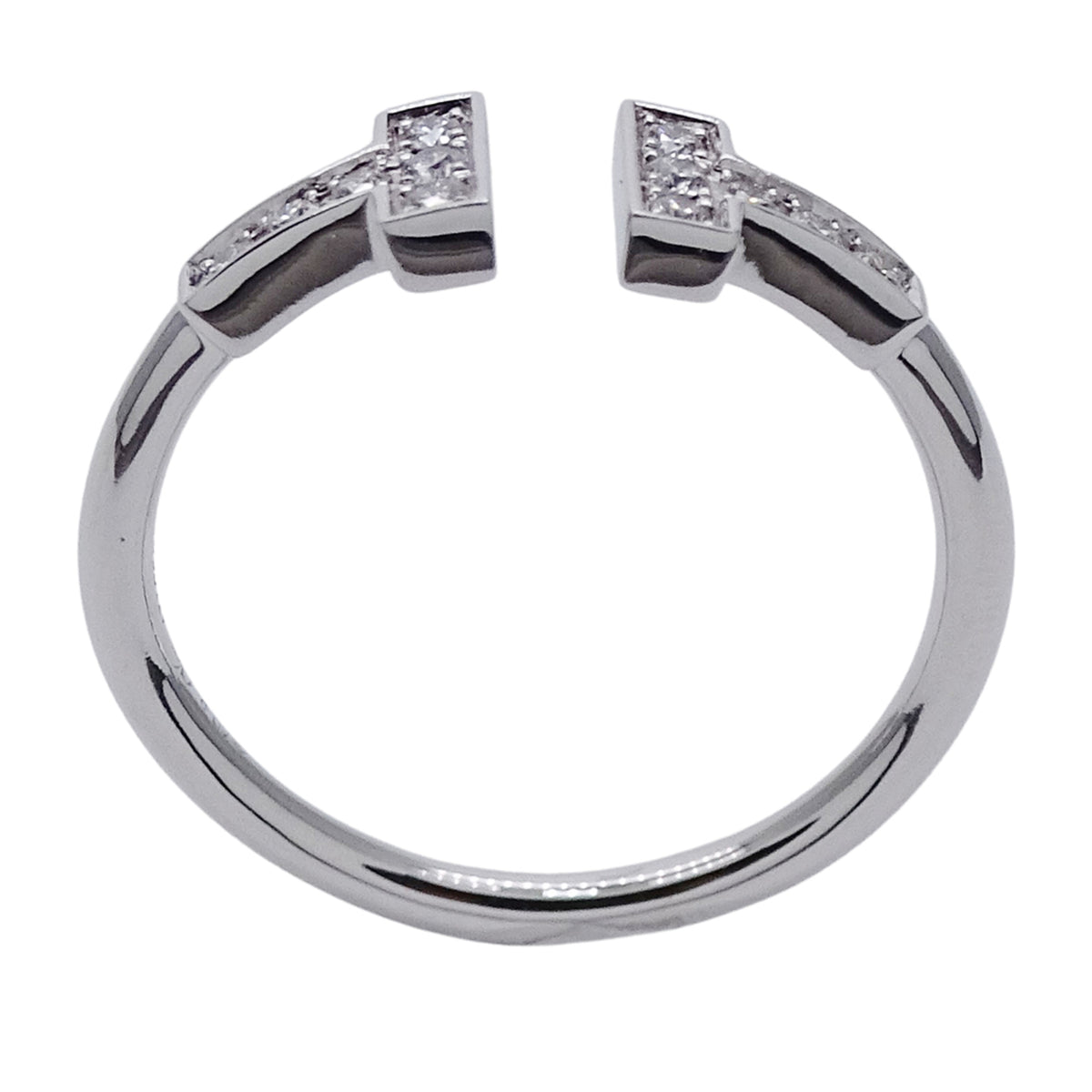 Tiffany White Gold White Gold (18K) Band Ring (Pre-Owned)