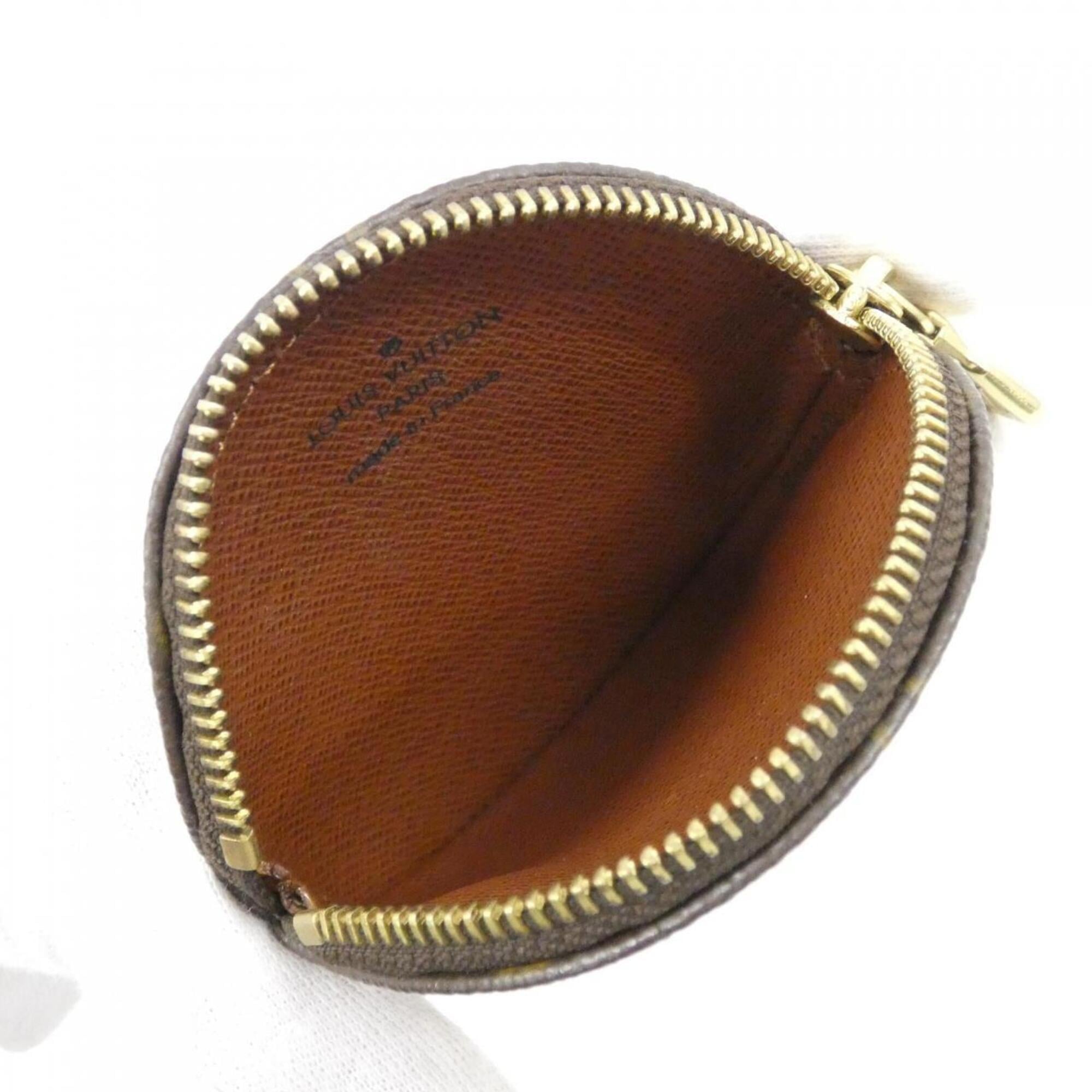 Louis Vuitton Monogram Marron Coated Canvas Coin Purse/Coin Case (Pre-Owned)