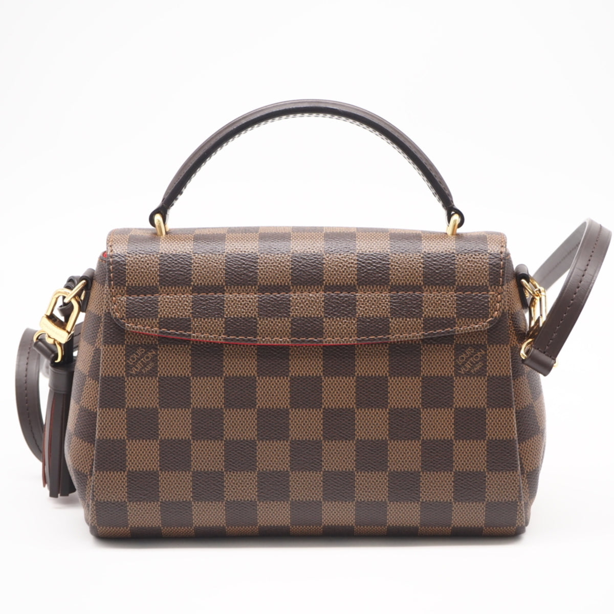 Louis Vuitton Beige Black Brown Damier Canvas Damier Canvas Shoulder Bag (Pre-Owned)