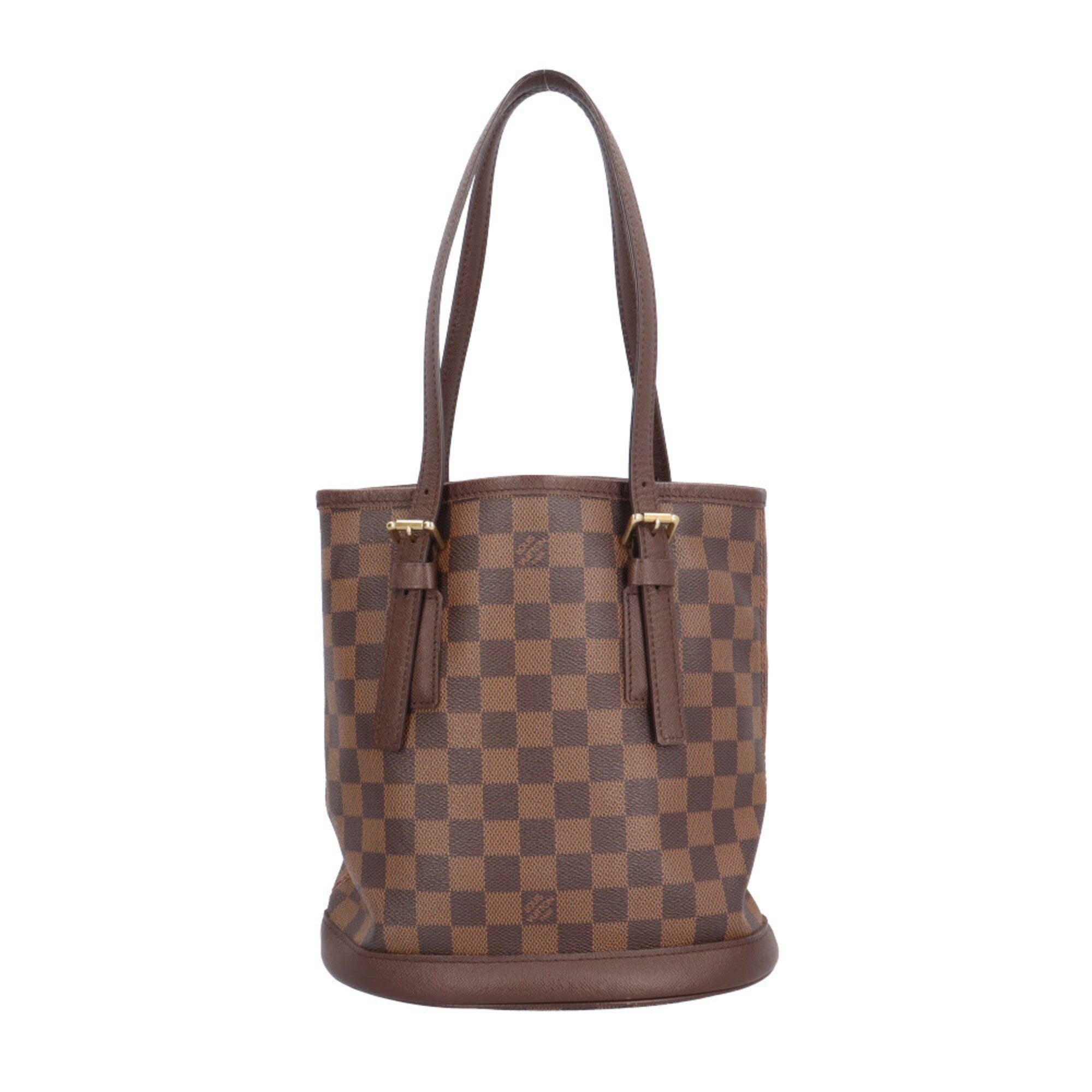 Louis Vuitton Brown Damier Canvas Pouch Shoulder Bag (Pre-Owned)